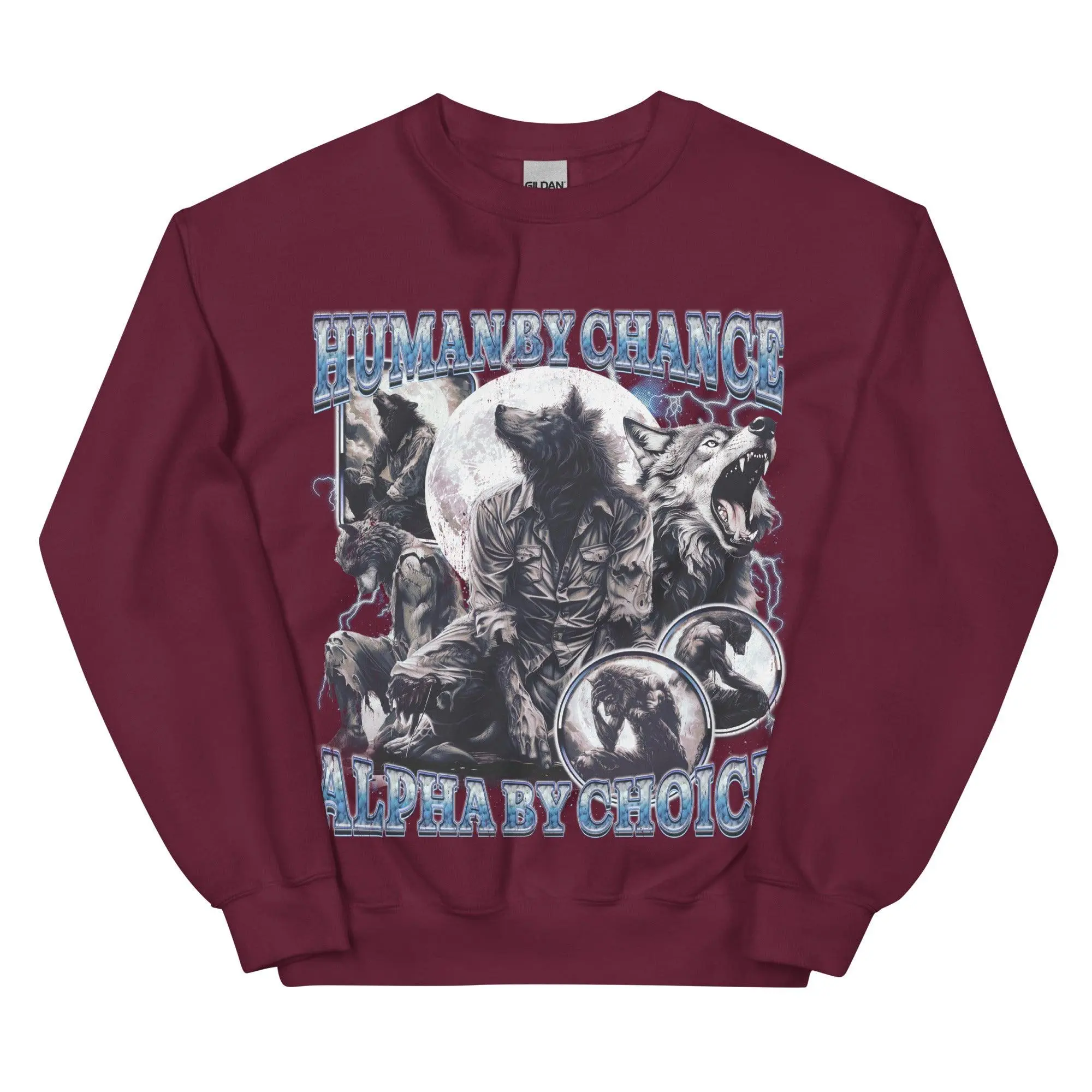 Human by Chance Alpha by Choice Sweatshirt - Image 4
