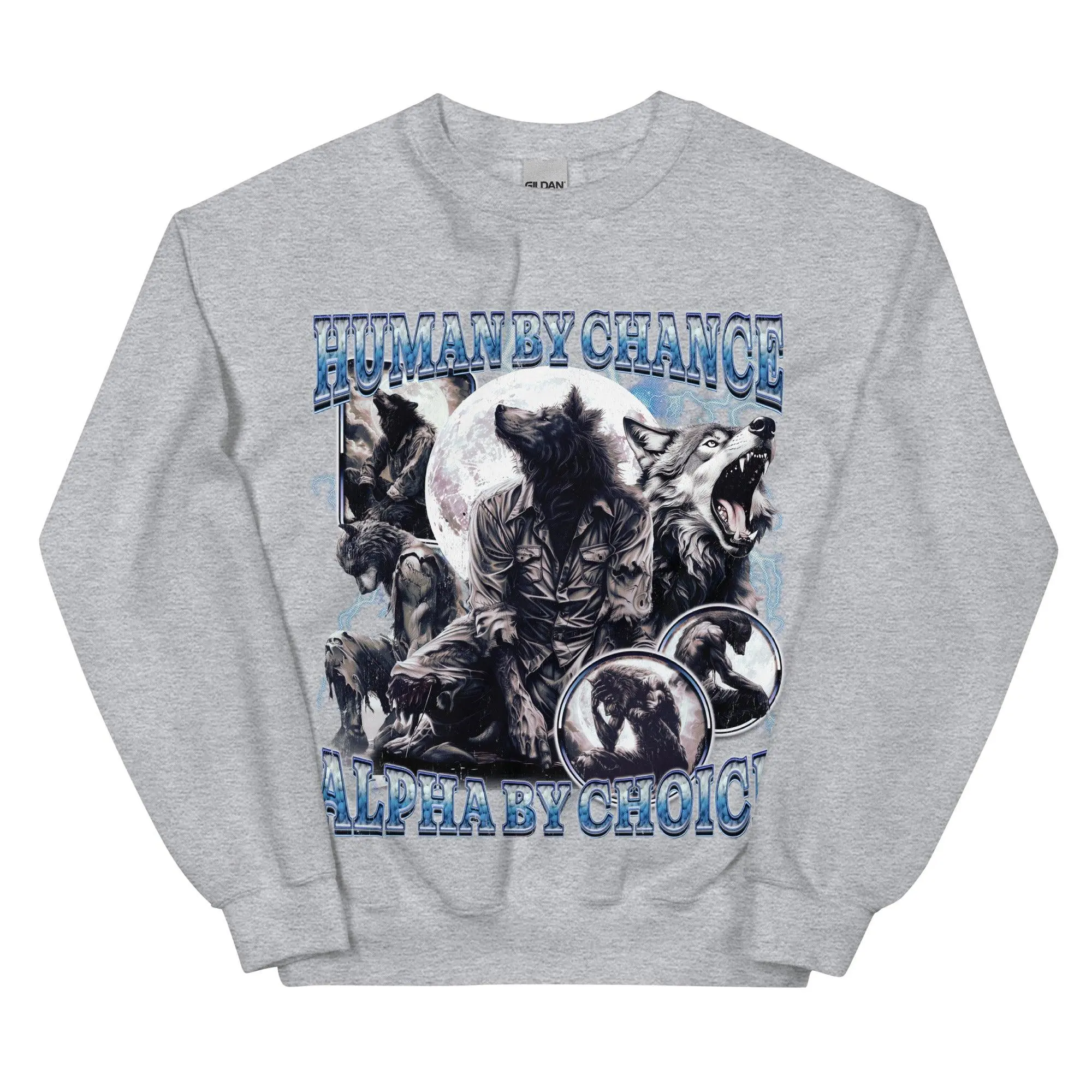 Human by Chance Alpha by Choice Sweatshirt - Image 7