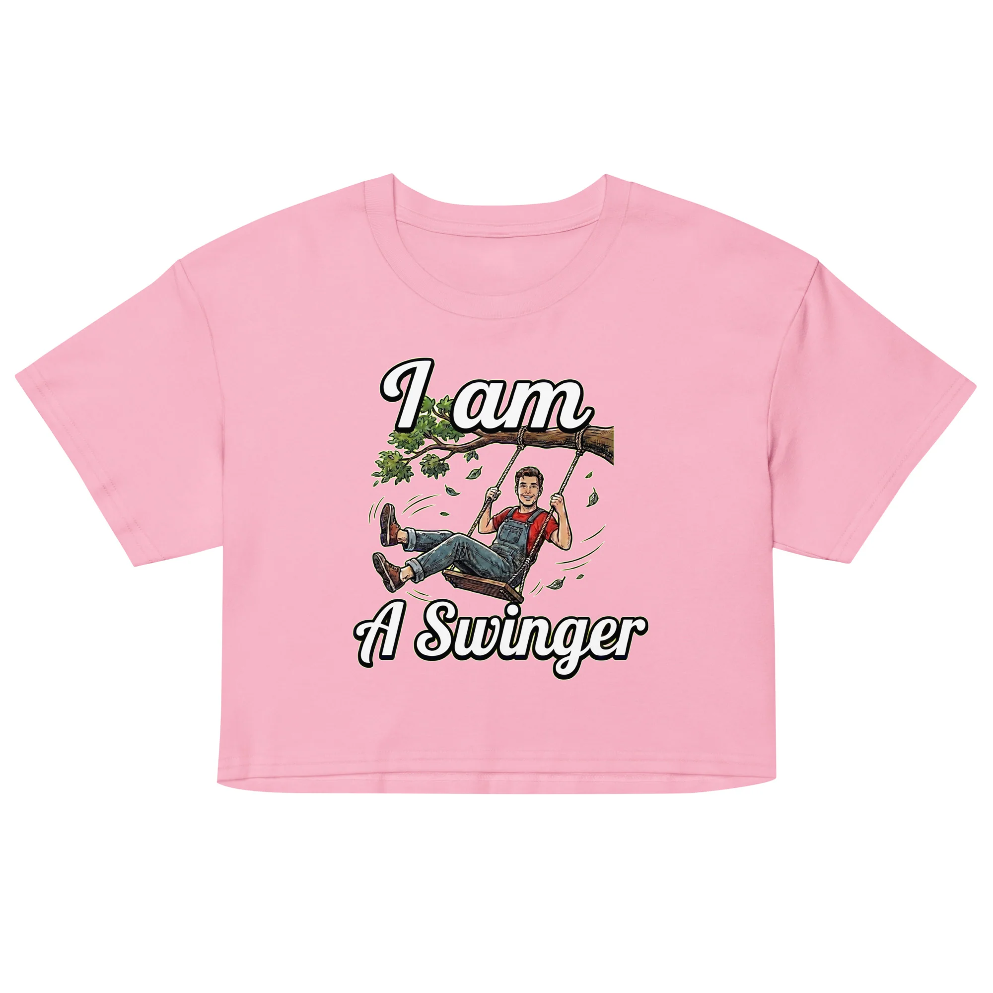 I am a swinger crop top - Image 2