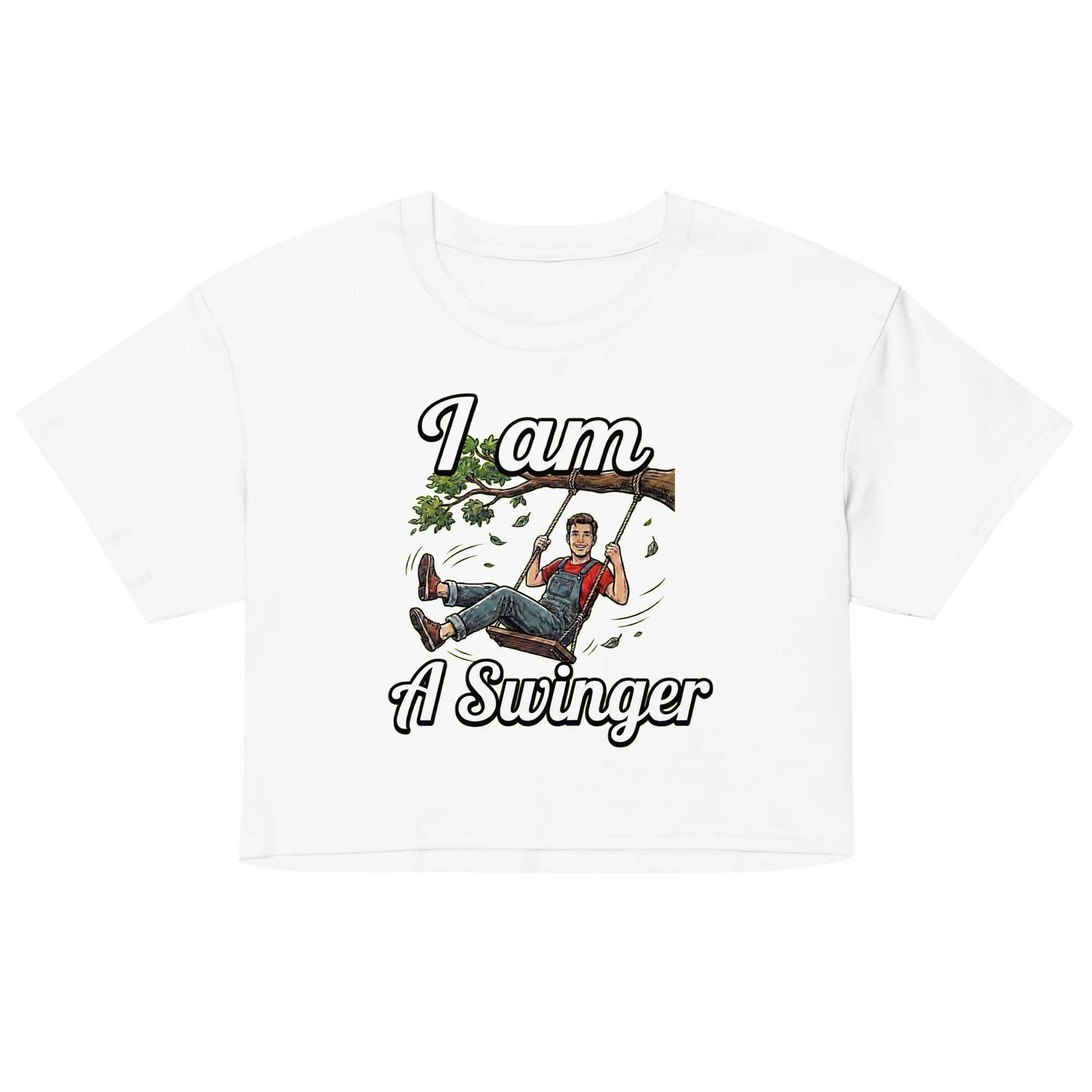 I am a swinger crop top - Image 5