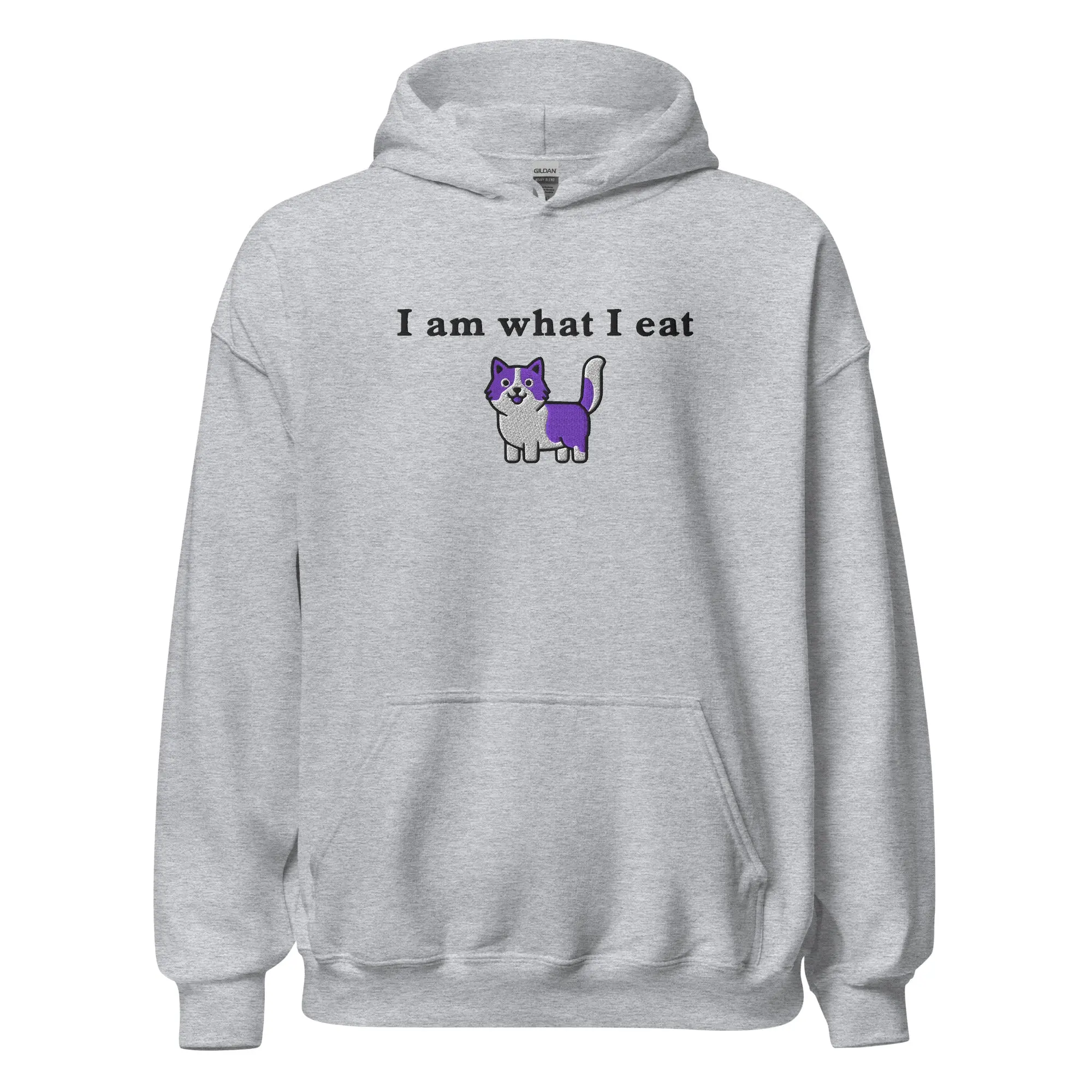 I am what I eat (embroidered) Hoodie - Image 5