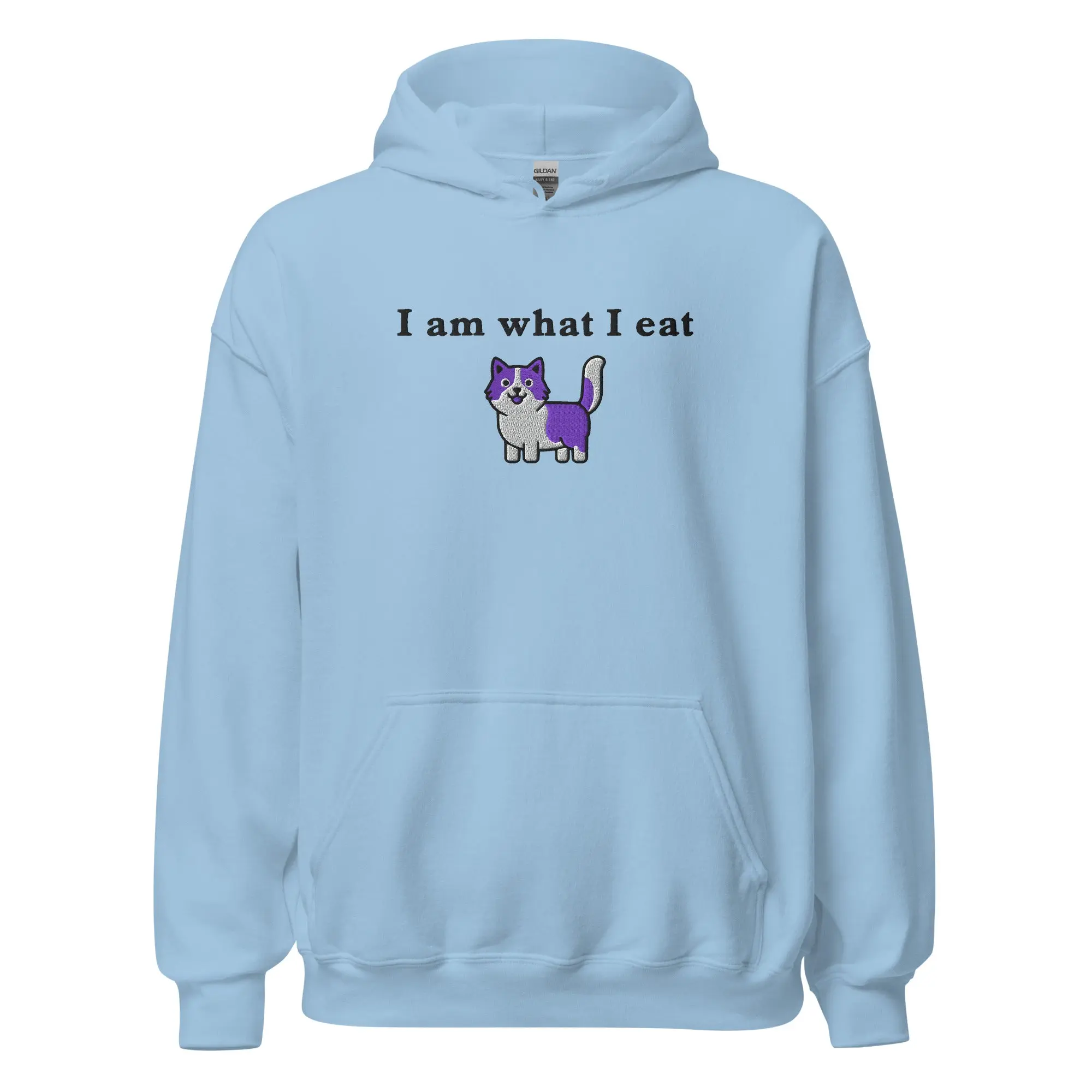I am what I eat (embroidered) Hoodie - Image 6