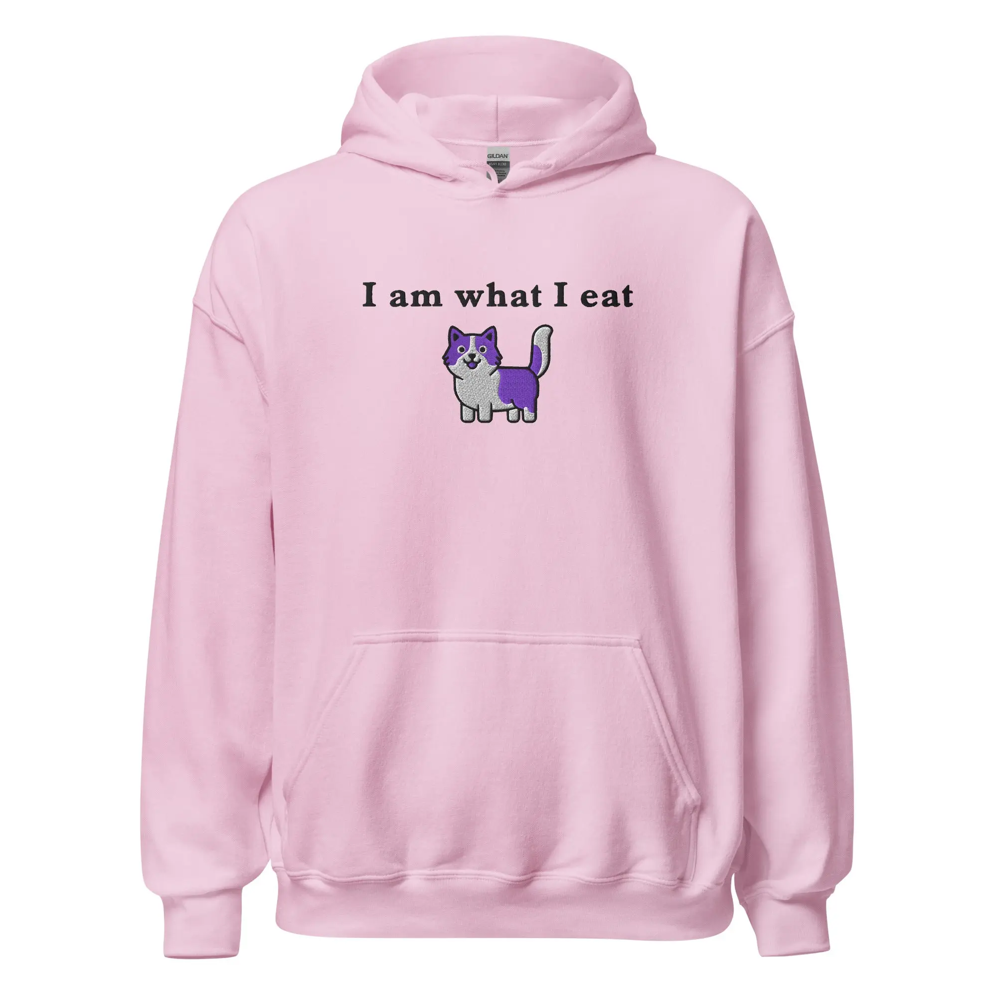I am what I eat (embroidered) Hoodie - Image 7