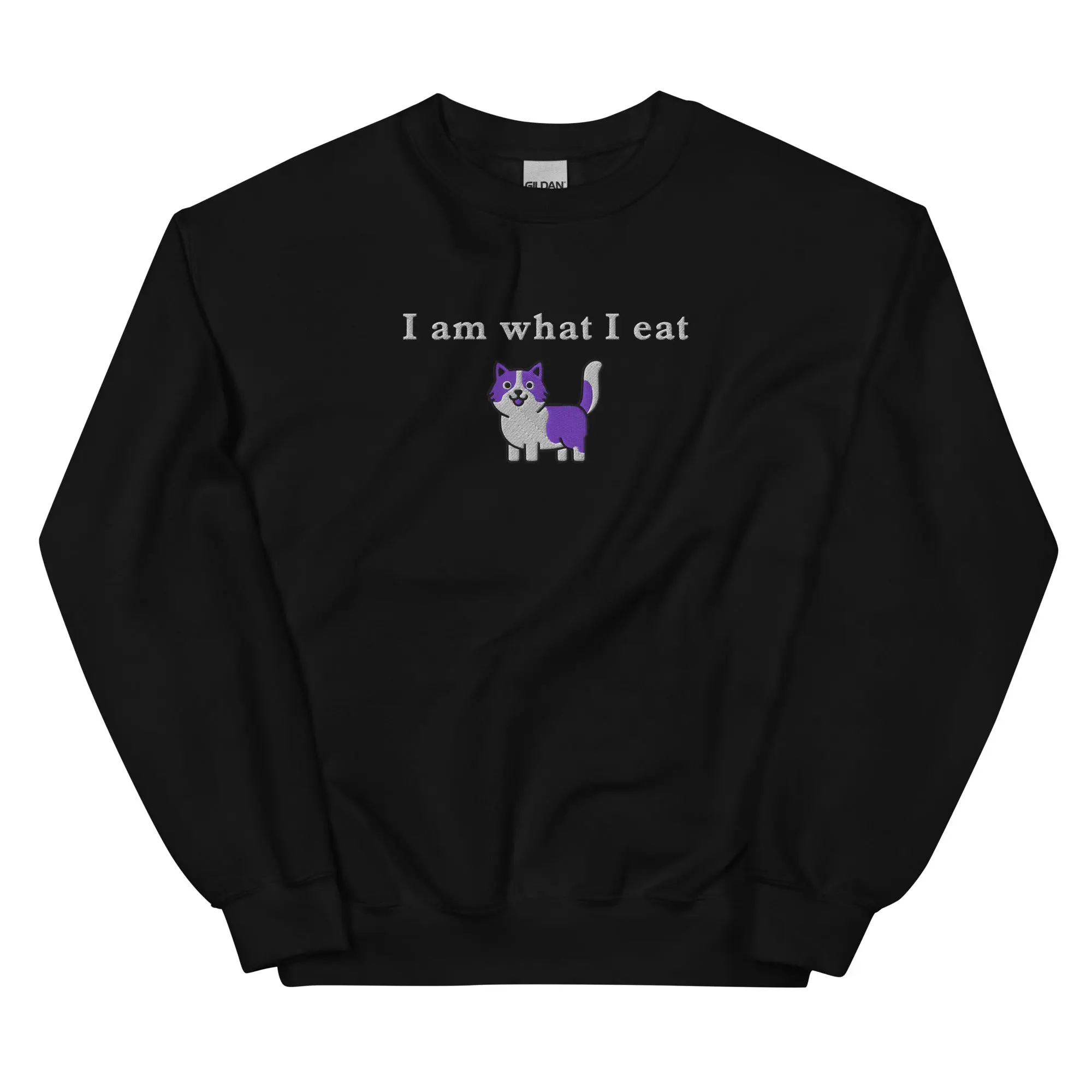 I am what I eat (embroidered) sweatshirt - Image 2