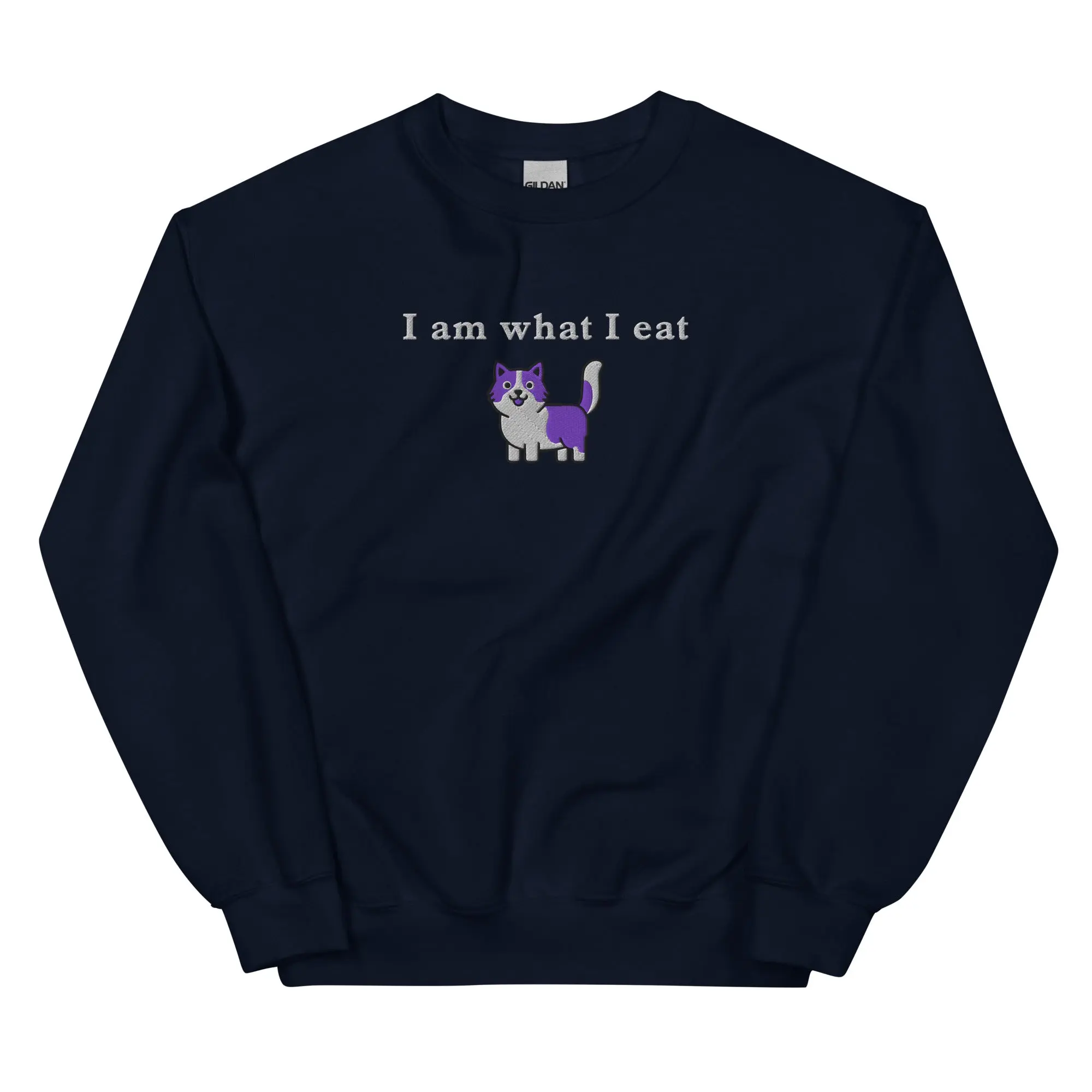 I am what I eat (embroidered) sweatshirt - Image 5