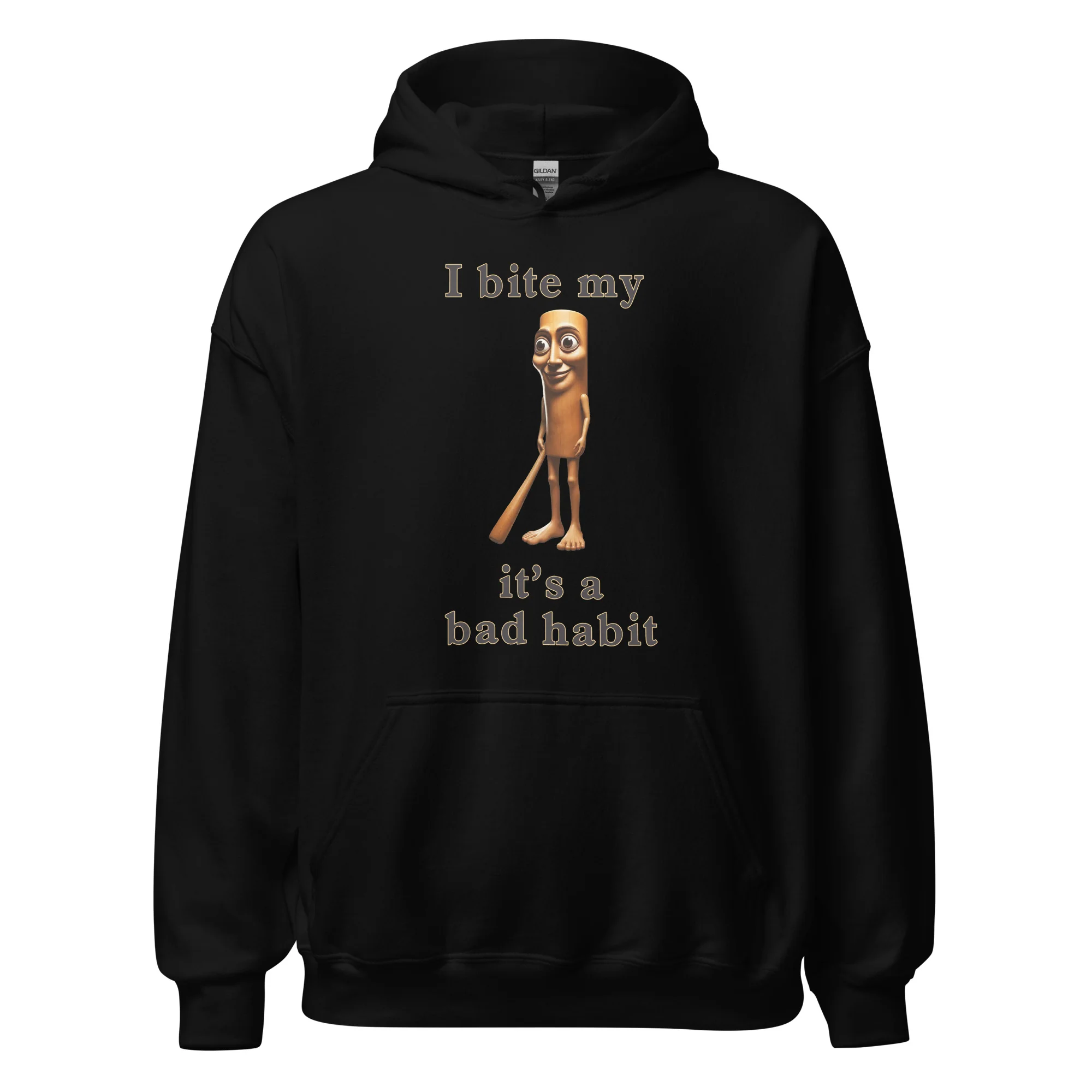 I bit my Tung it's a bad habit Hoodie - Image 2