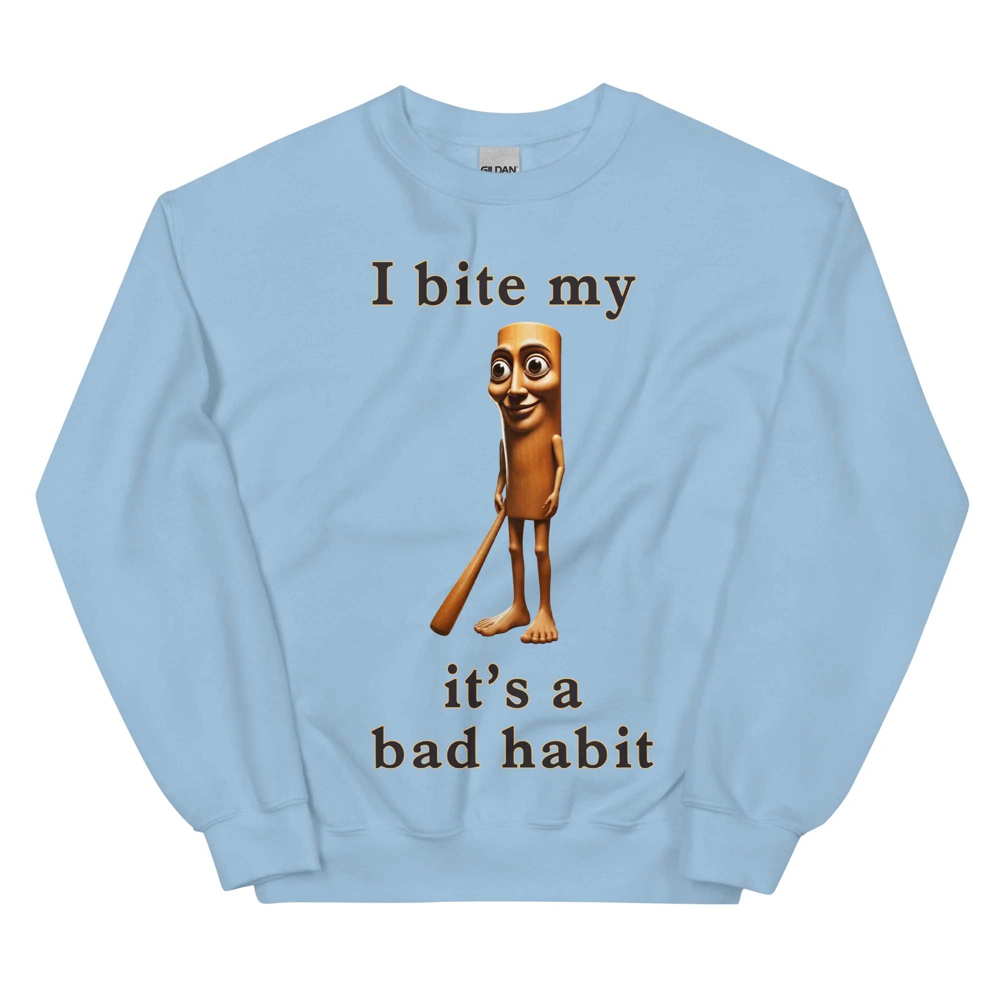 I bit my Tung it's a bad habit sweatshirt - Image 8