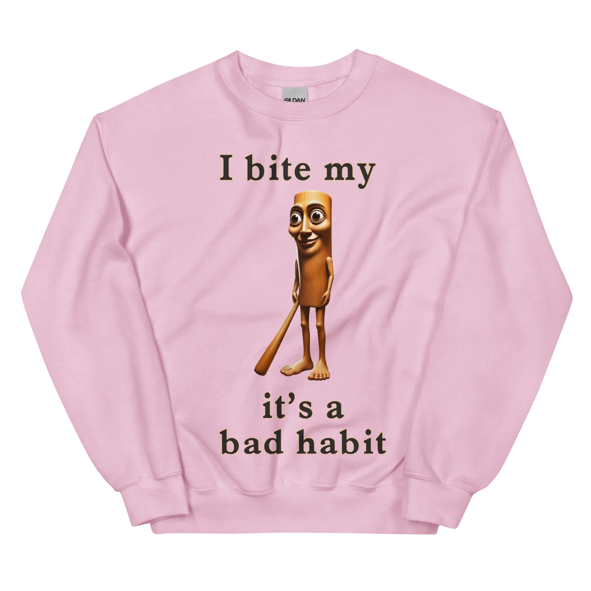 I bit my Tung it's a bad habit sweatshirt - Image 9