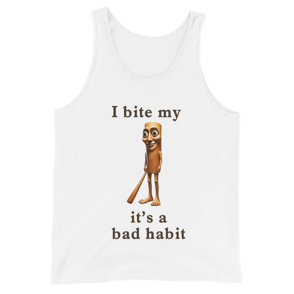 I bit my Tung it's a bad habit Tank Top
