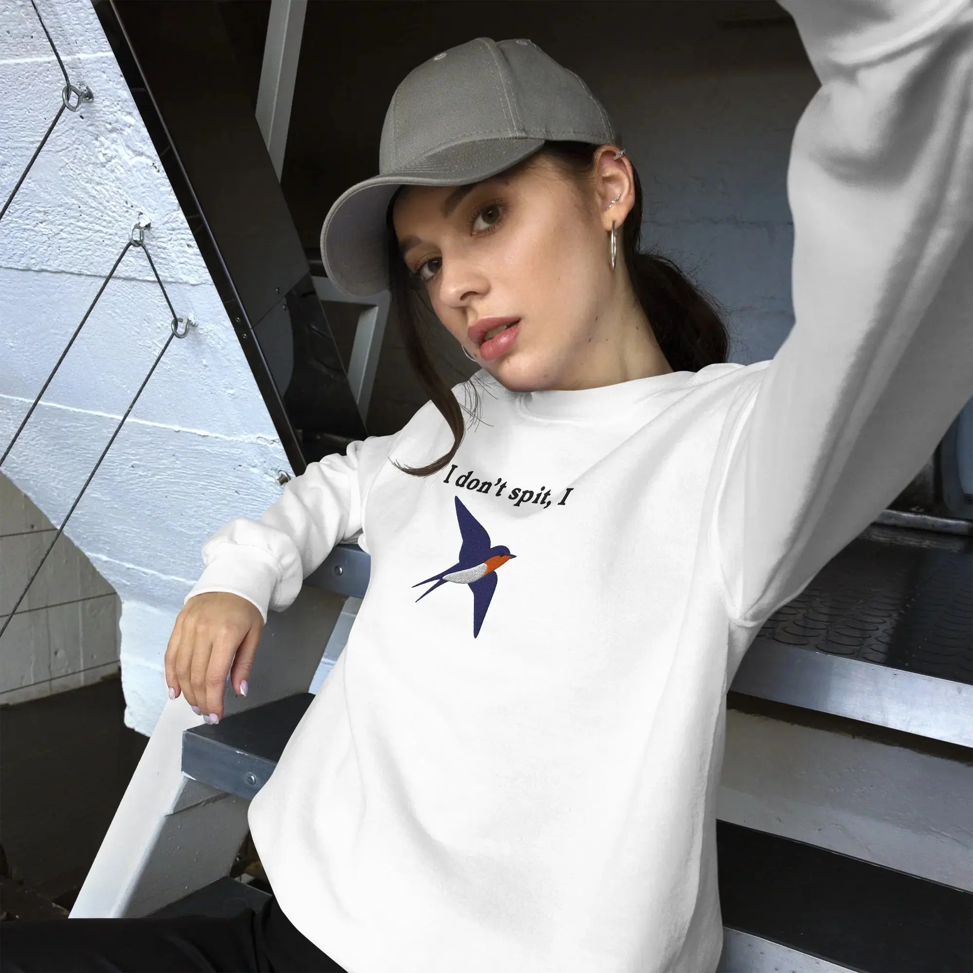 I don't spit, I swallow (embroidered) sweatshirt - Image 10