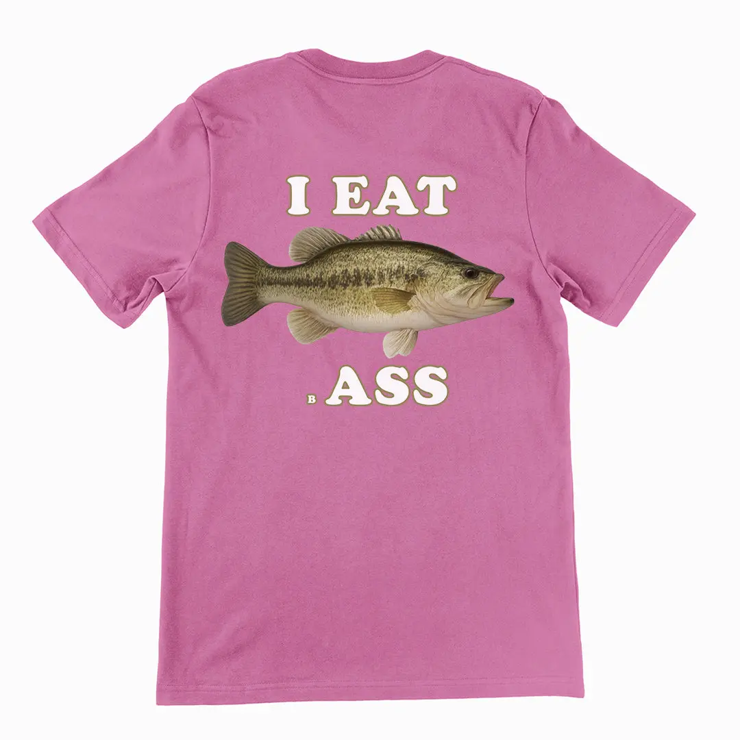 I Eat Bass T-Shirt (backprint) - Image 5