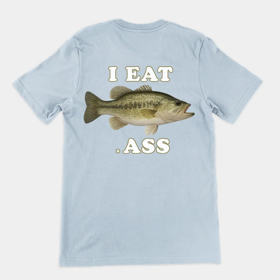 I Eat Bass T-Shirt (backprint) - Image 6