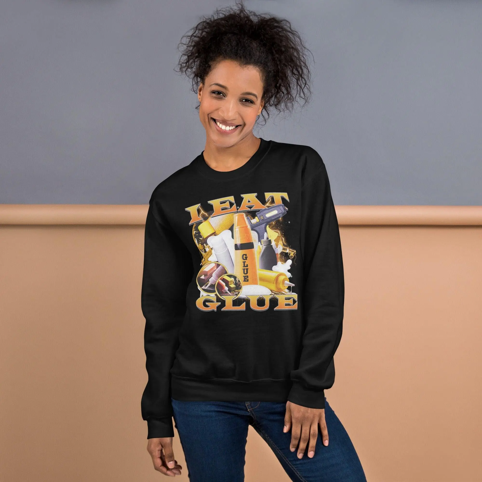 I Eat Glue Sweatshirt - Image 2