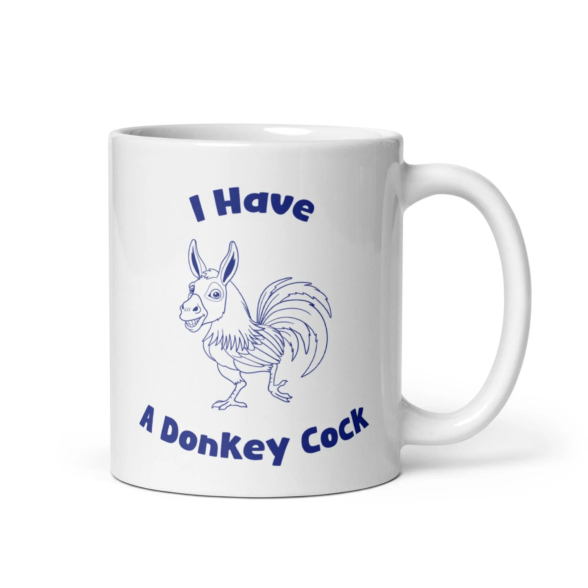 I have a Donkey Cock Best White glossy mug