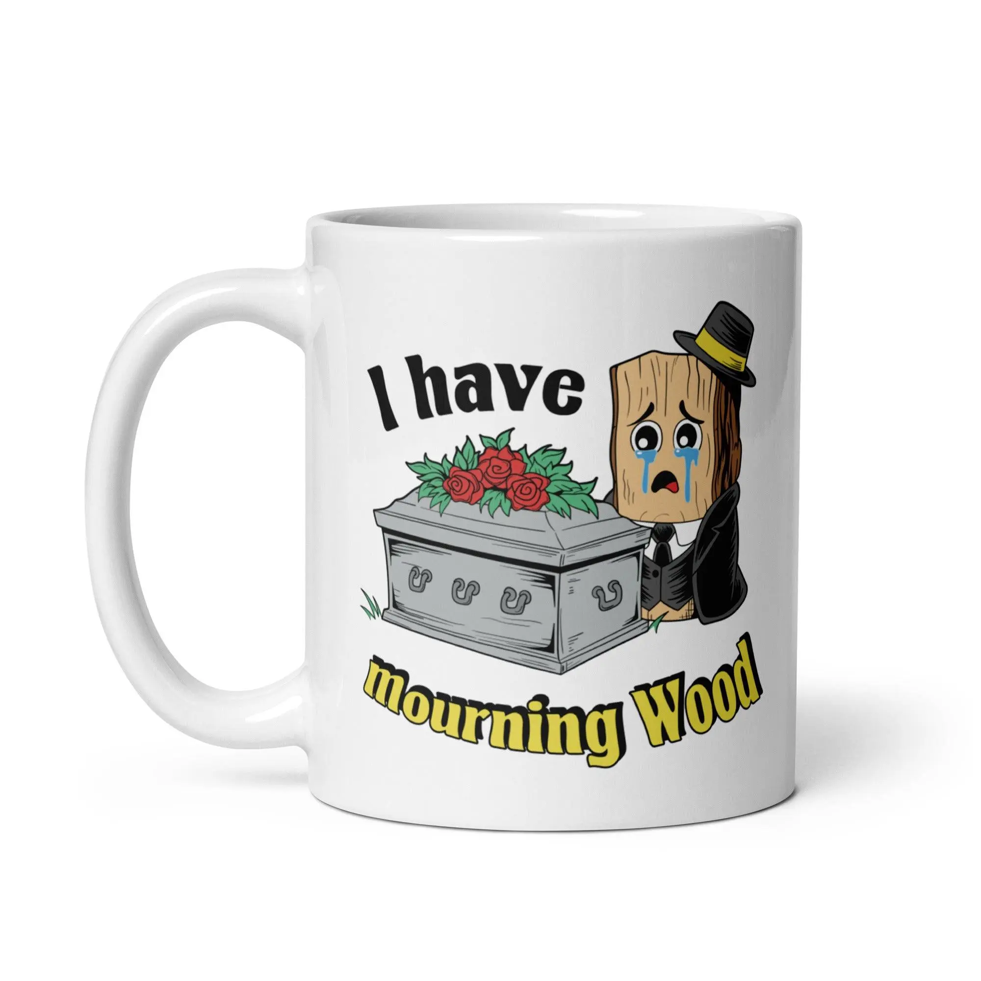 I have Mourning Wood White glossy mug - Image 2