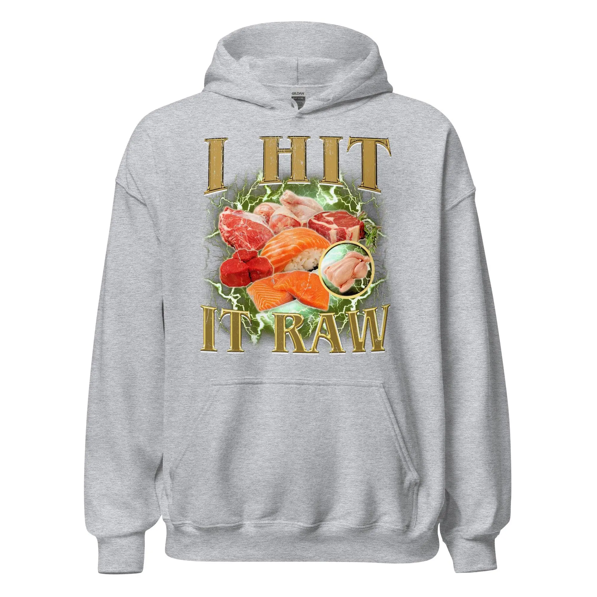 I hit it raw Hoodie - Image 2