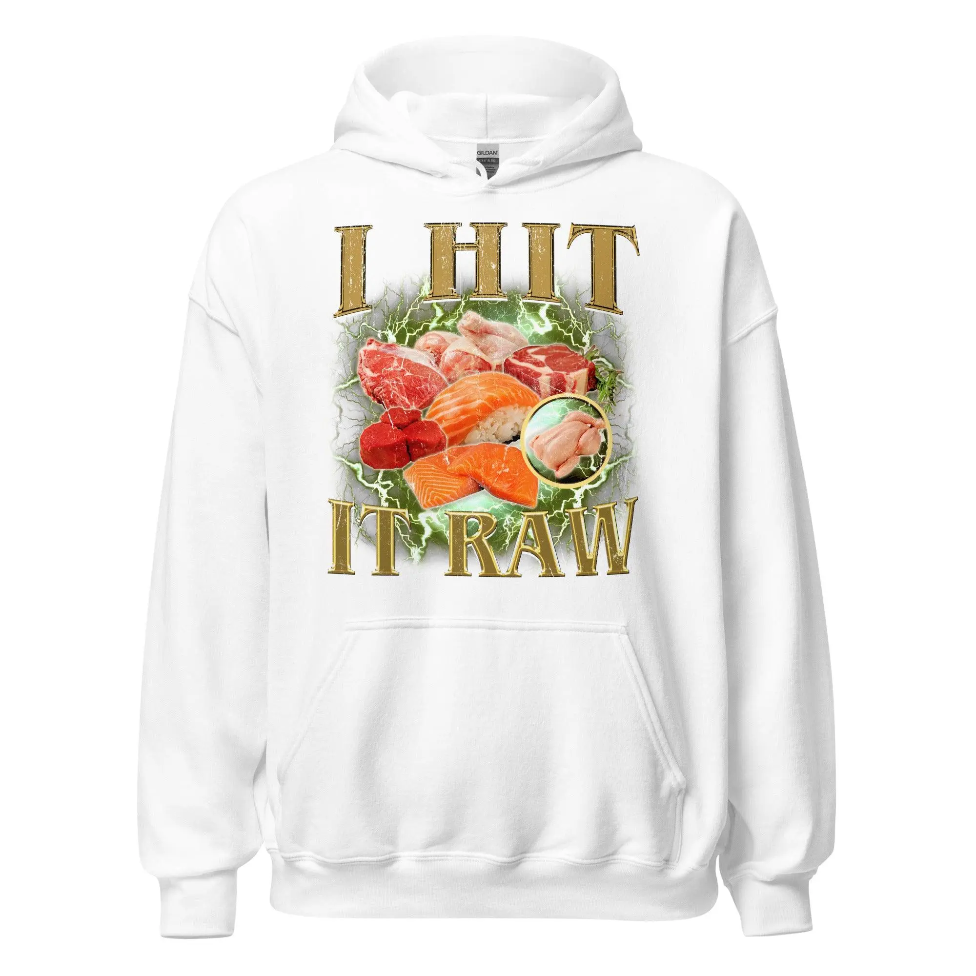I hit it raw Hoodie - Image 8