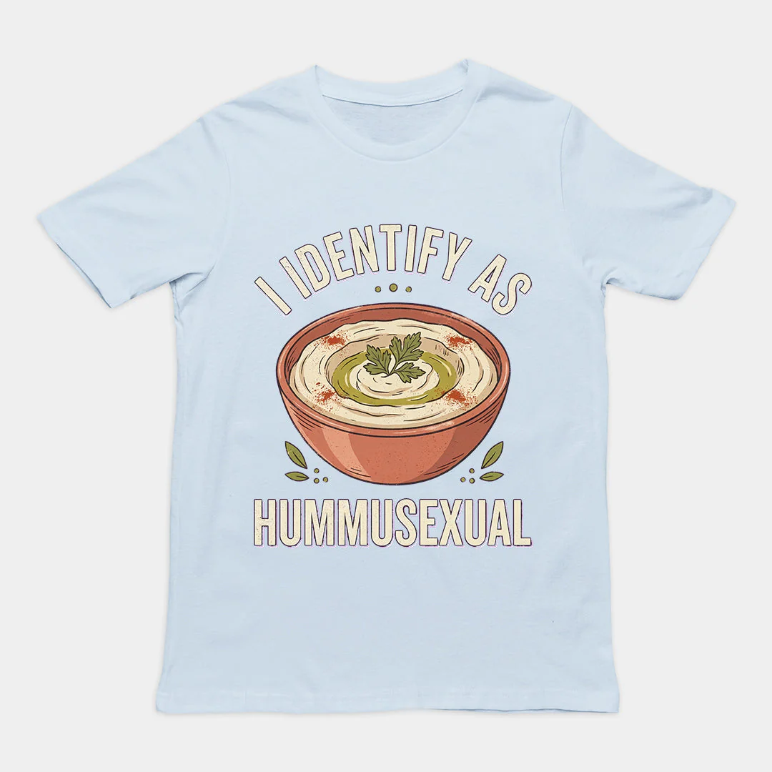I identify as hummusexual T-Shirt - Image 5