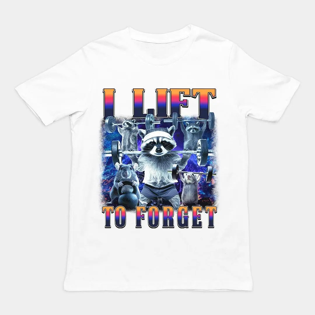 I Lift to Forget T-Shirt - Image 6