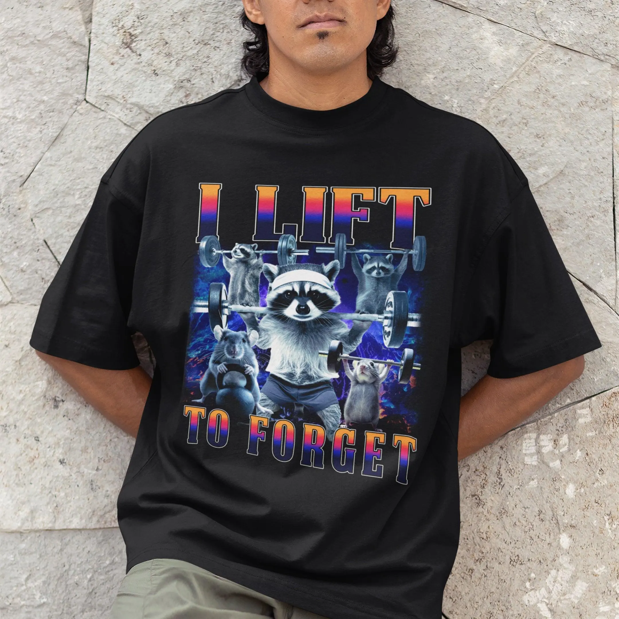 I Lift to Forget T-Shirt - Image 7