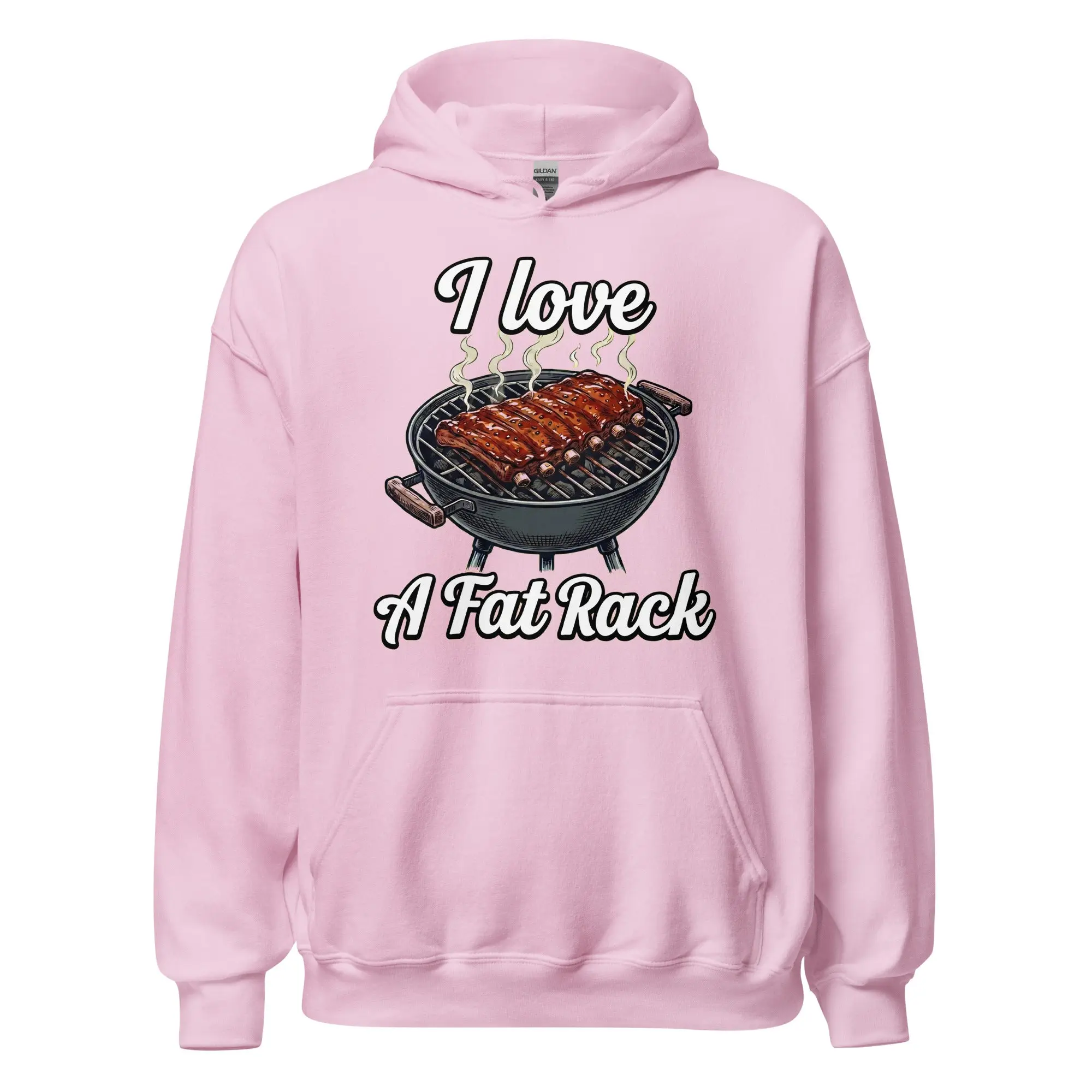 I love a fat rack (of BBQ ribs) Hoodie - Image 6