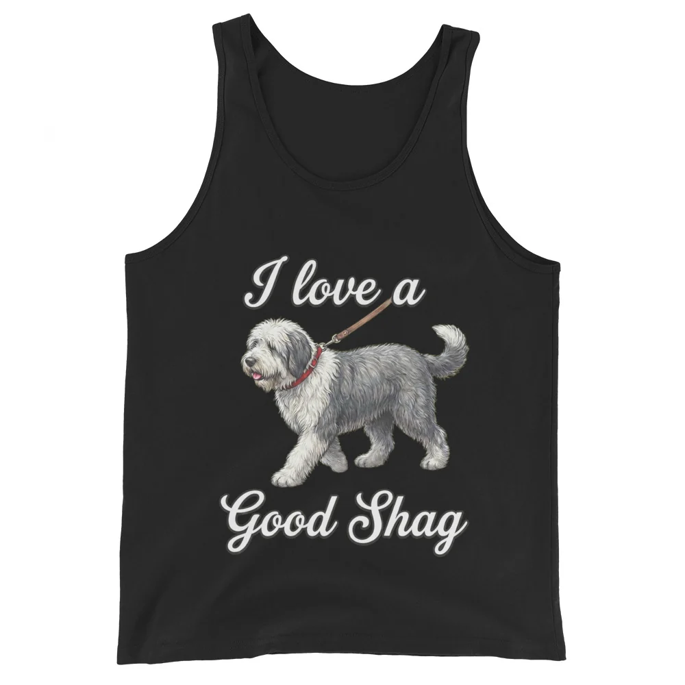 I love a good shag (shaggy dog) Tank Top