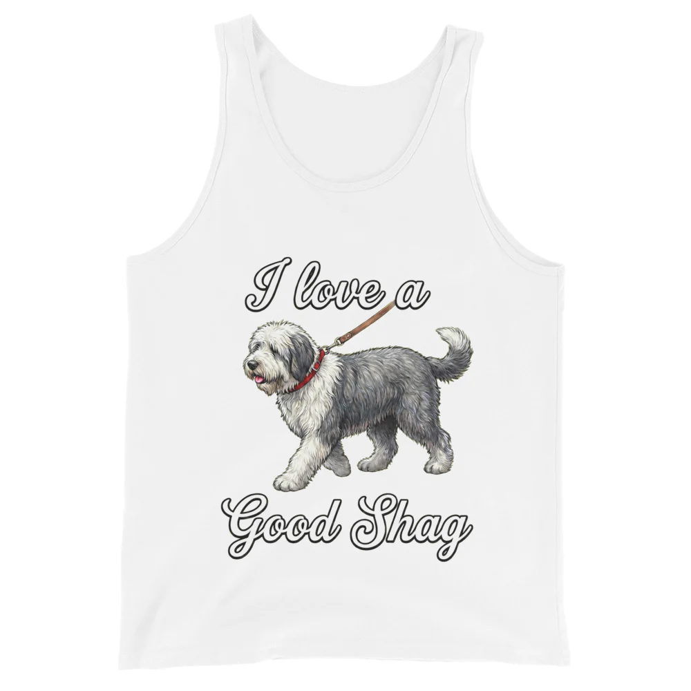 I love a good shag (shaggy dog) Tank Top - Image 2