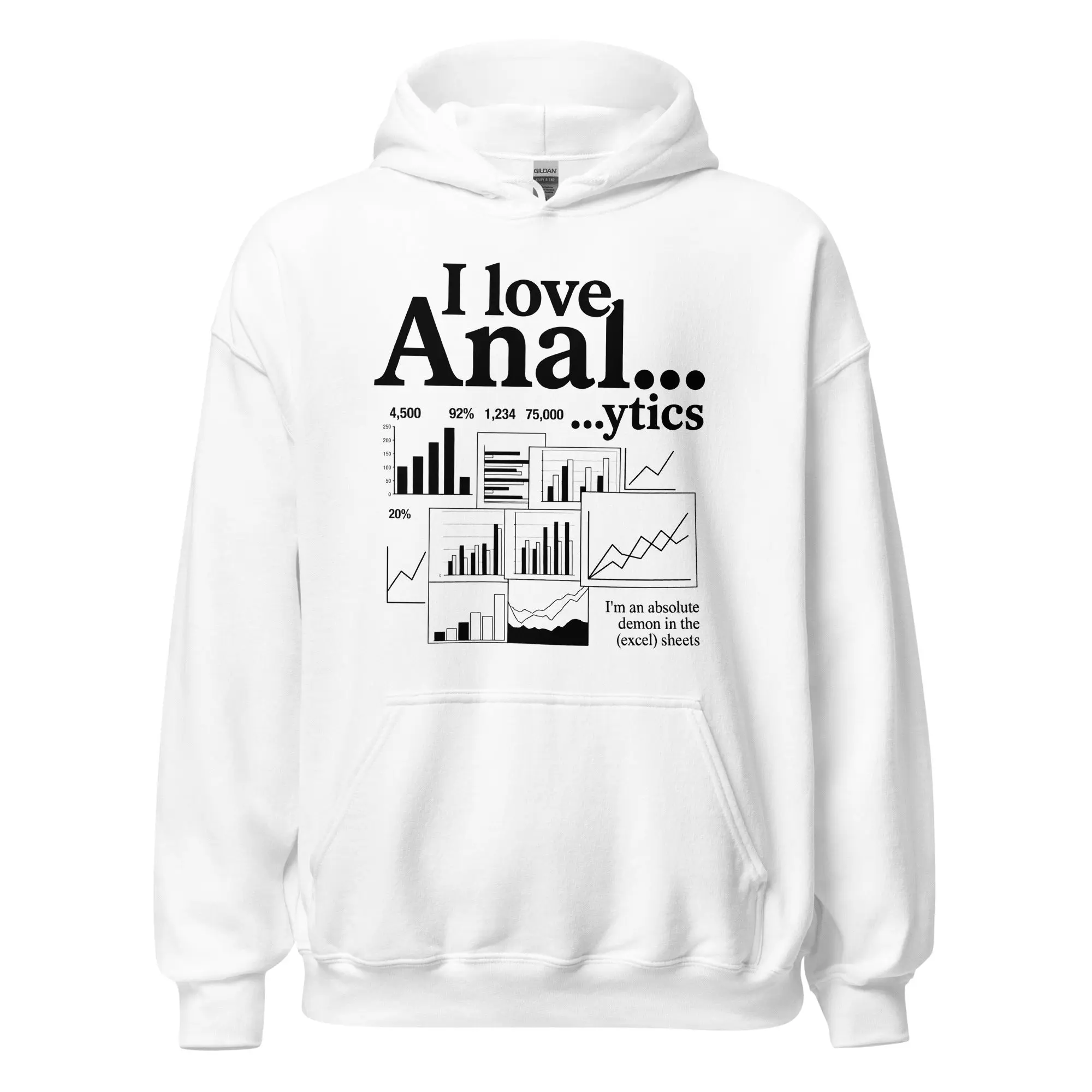 I love Anal...ytics Hoodie - Image 7