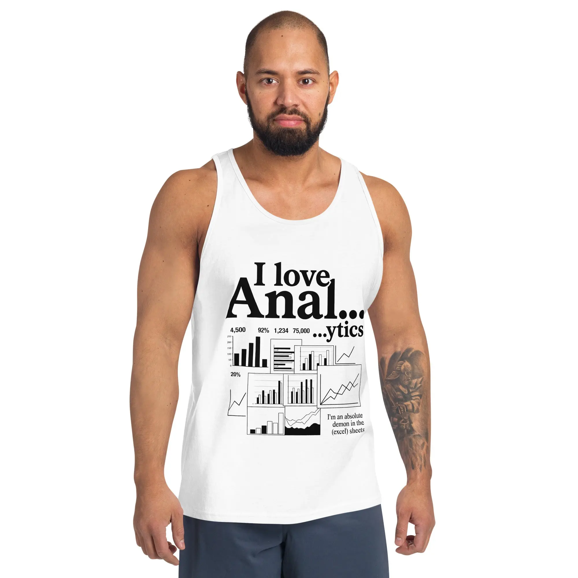 I love Anal...ytics Tank Top - Image 4