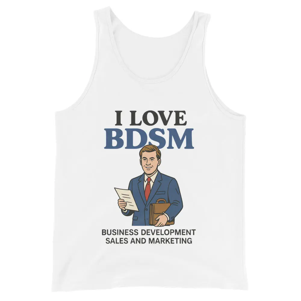 I Love BDSM - Business Development Sales and Marketing Tank Top - Image 2