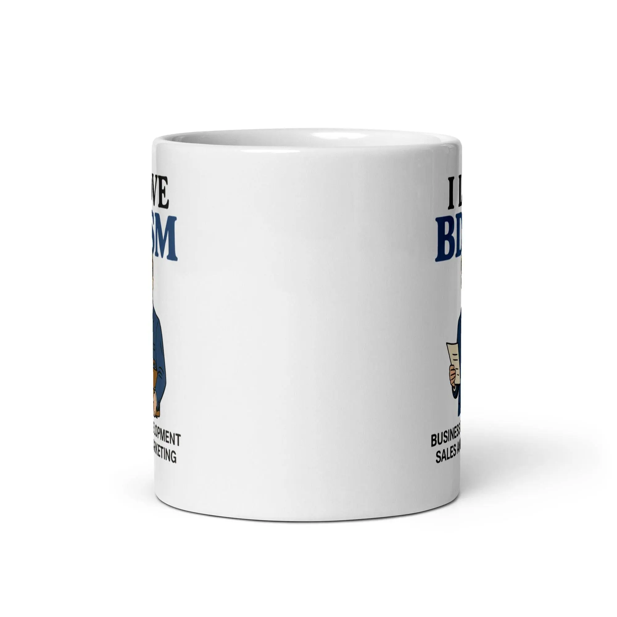 I Love BDSM - Business Development Sales and Marketing White glossy mug - Image 4