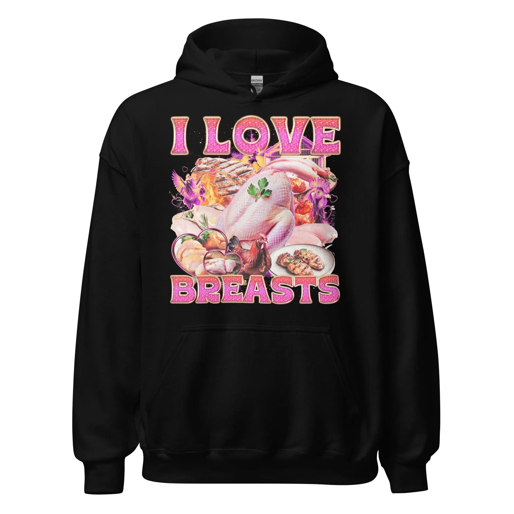 I Love Breasts Hoodie