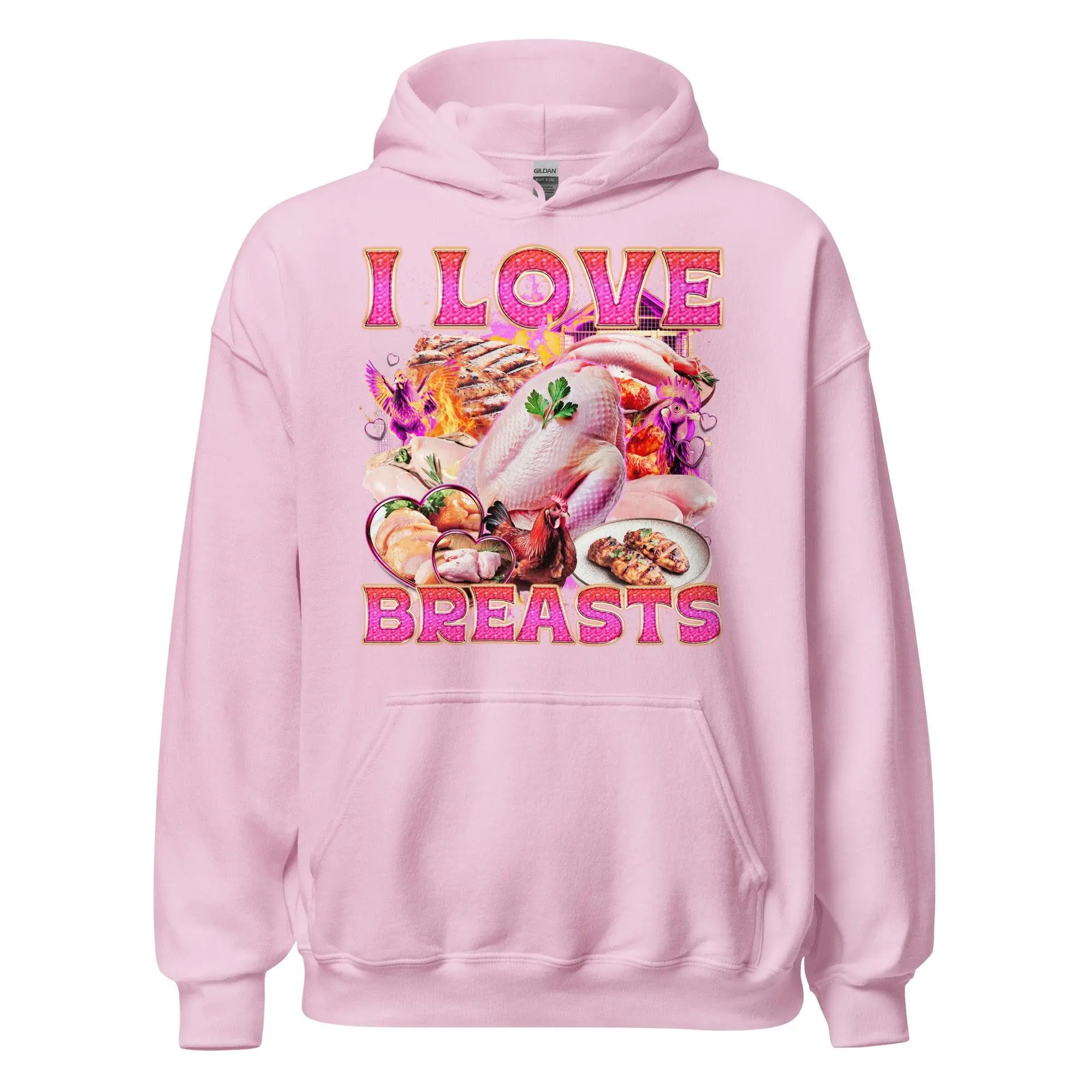 I Love Breasts Hoodie - Image 6