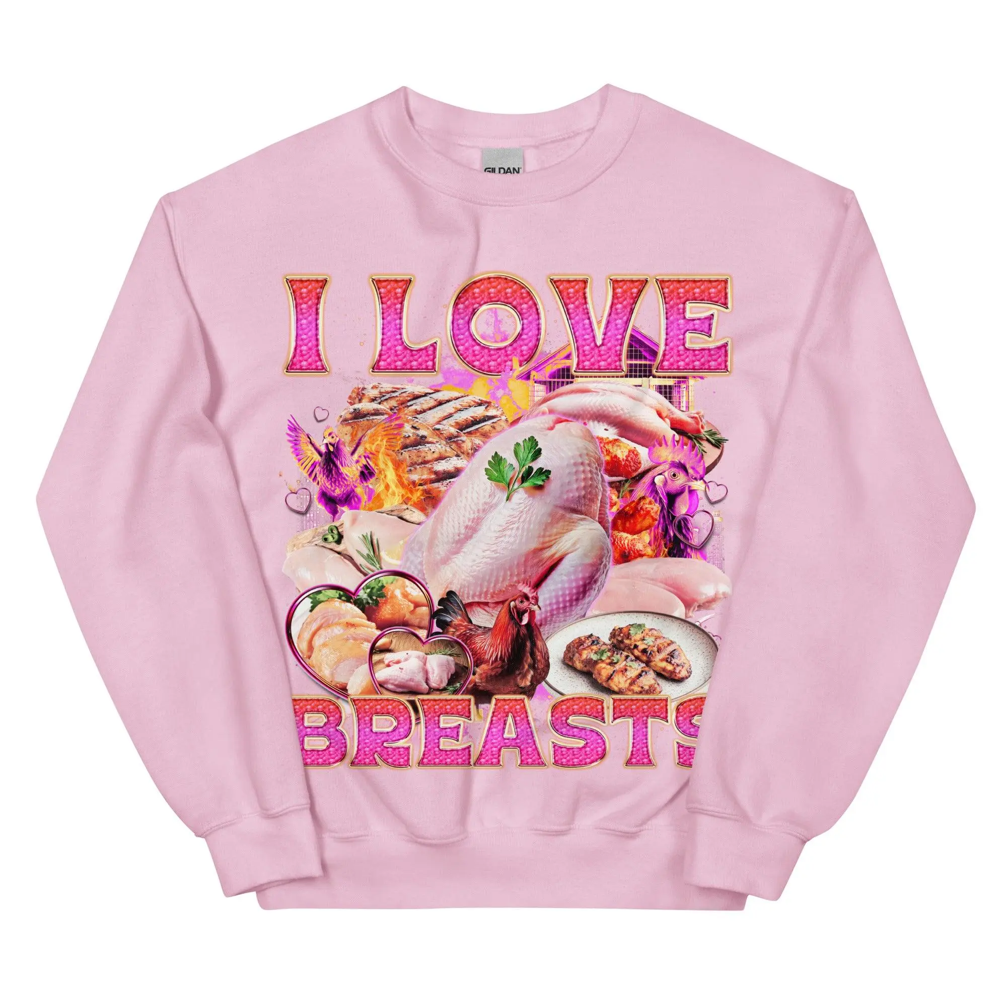 I Love Breasts sweatshirt - Image 8