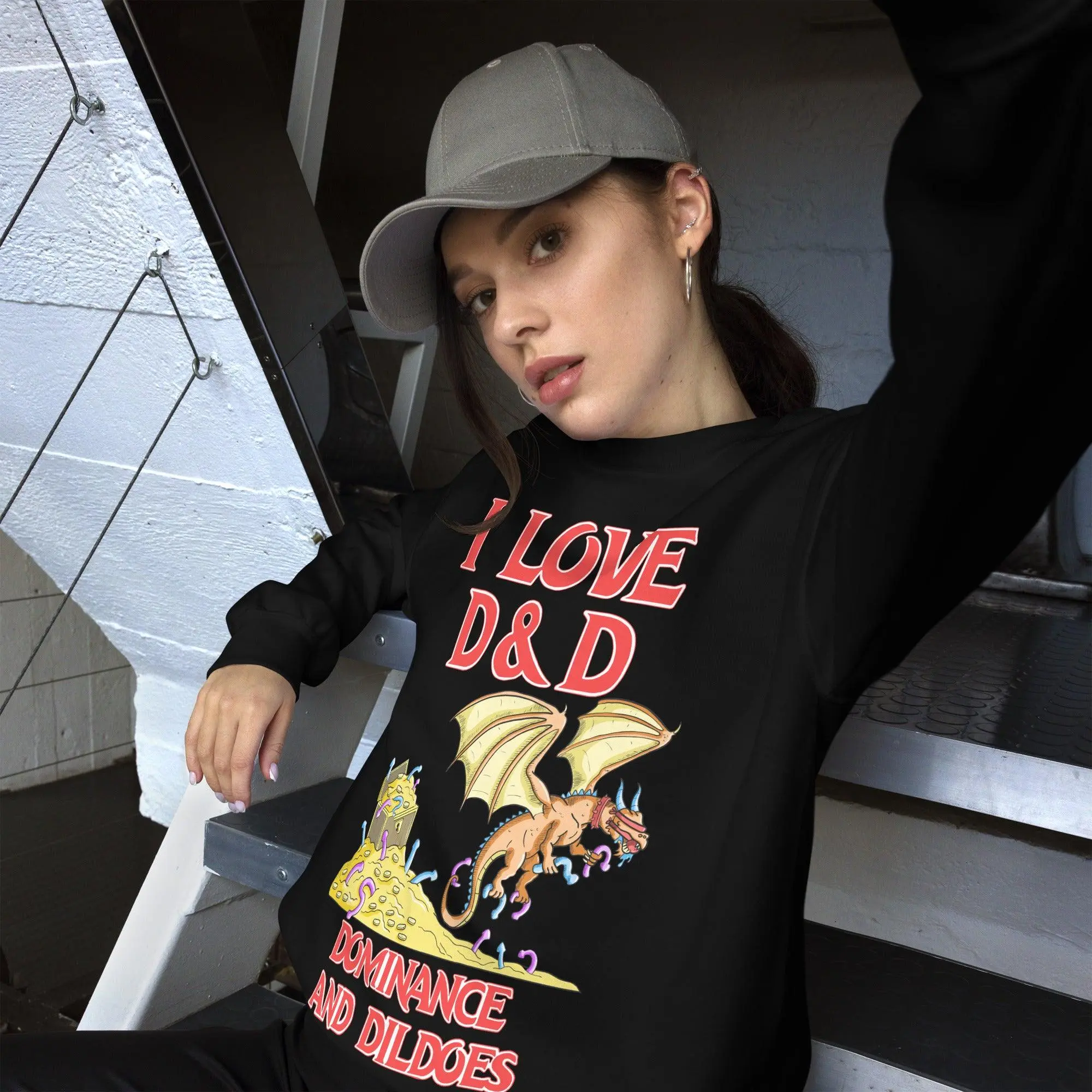 I Love D&D (Dominance and Dildoes) Sweatshirt - Image 10