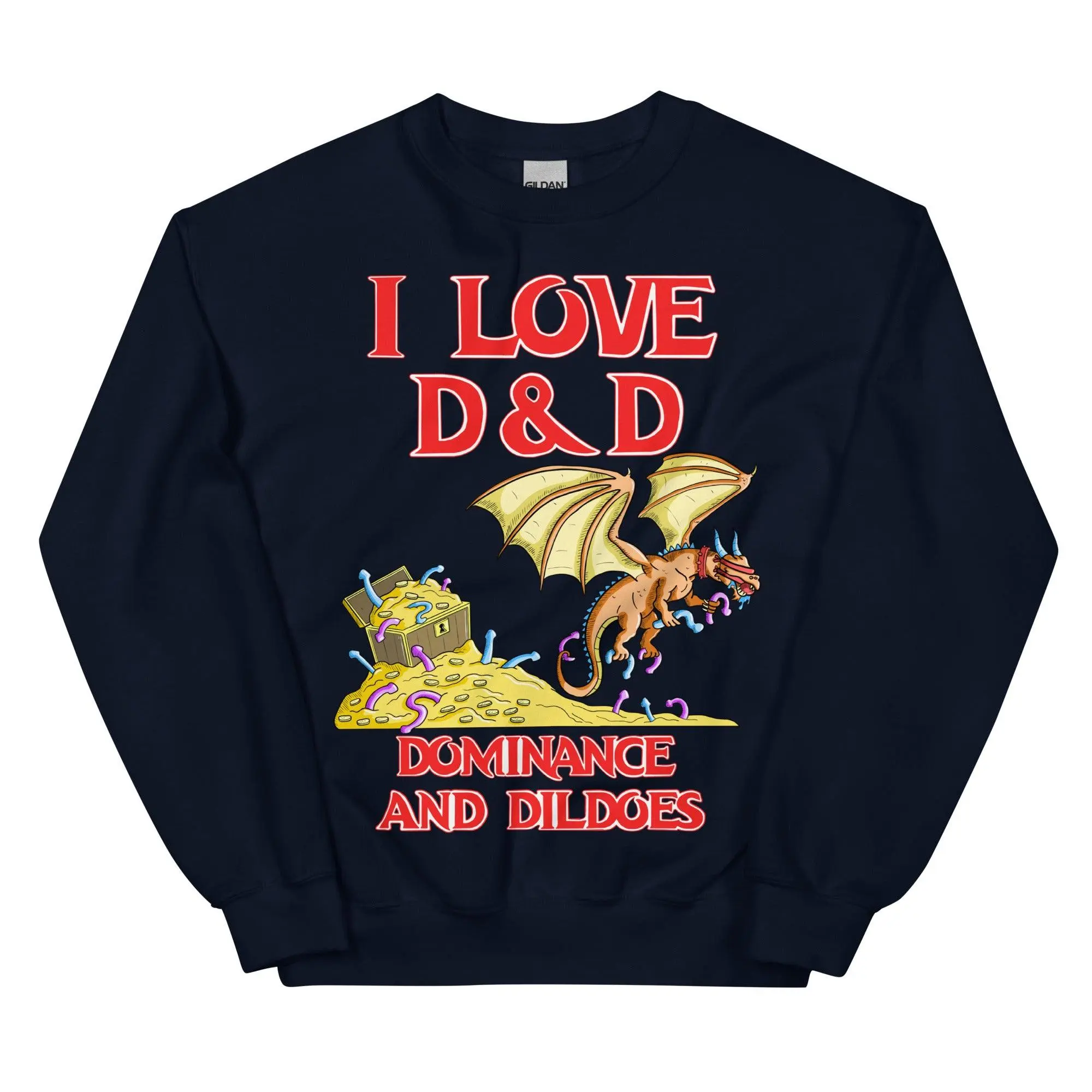 I Love D&D (Dominance and Dildoes) Sweatshirt - Image 2