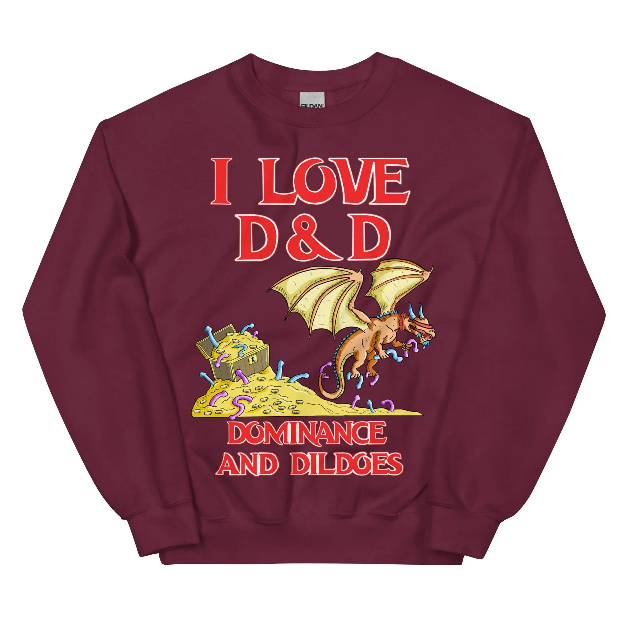 I Love D&D (Dominance and Dildoes) Sweatshirt - Image 4