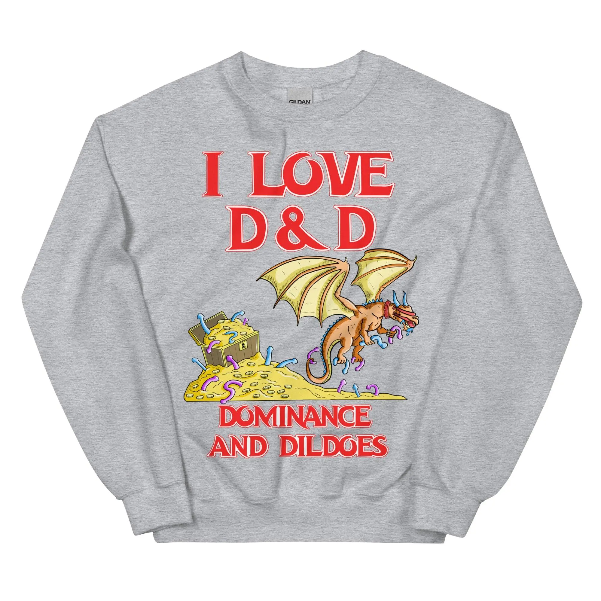 I Love D&D (Dominance and Dildoes) Sweatshirt - Image 7