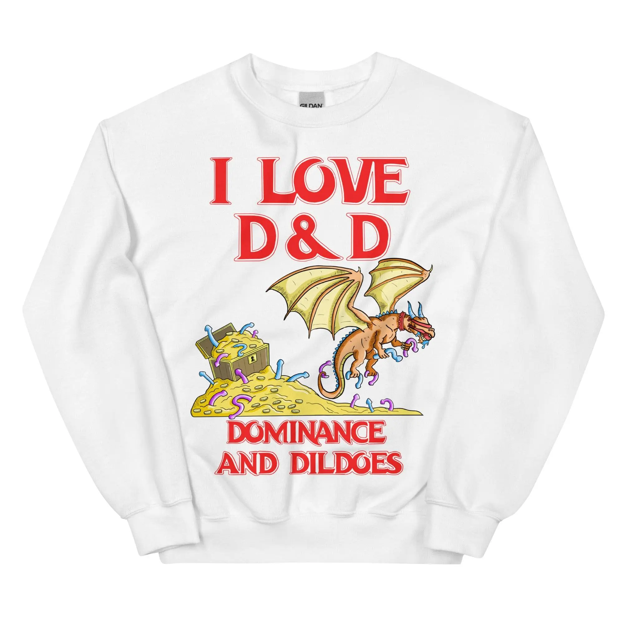 I Love D&D (Dominance and Dildoes) Sweatshirt - Image 9