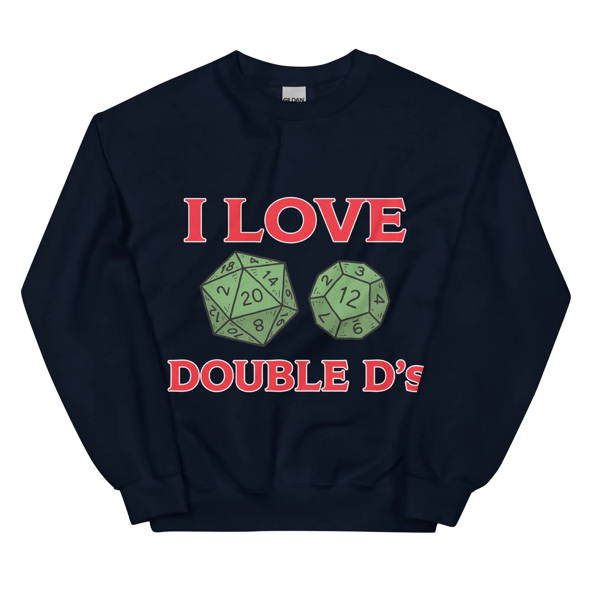 I love Double D's (Dungeons and Dragons) sweatshirt - Image 2