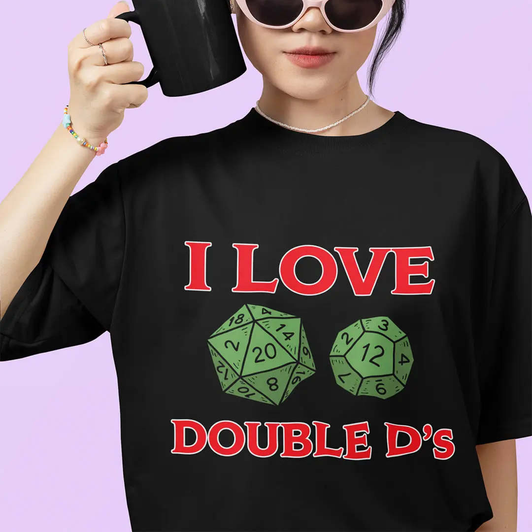 I love Double D's (Dungeons and Dragons) T-Shirt - Image 7