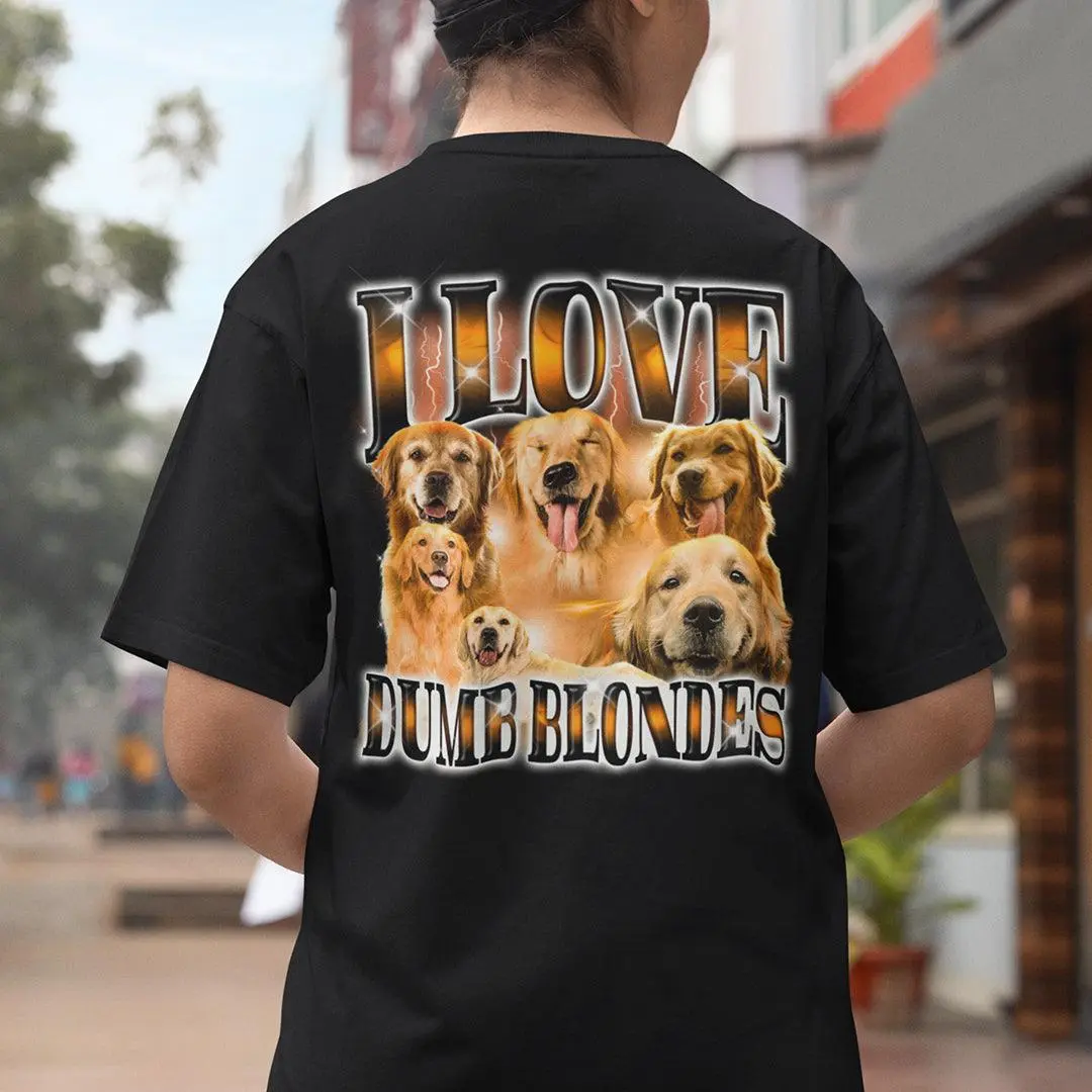I love Dumb Blondes t-shirt (backprint) - Image 7