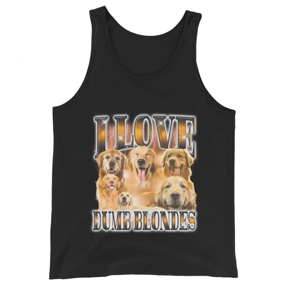 I Love Dumb Blondes Tank Top