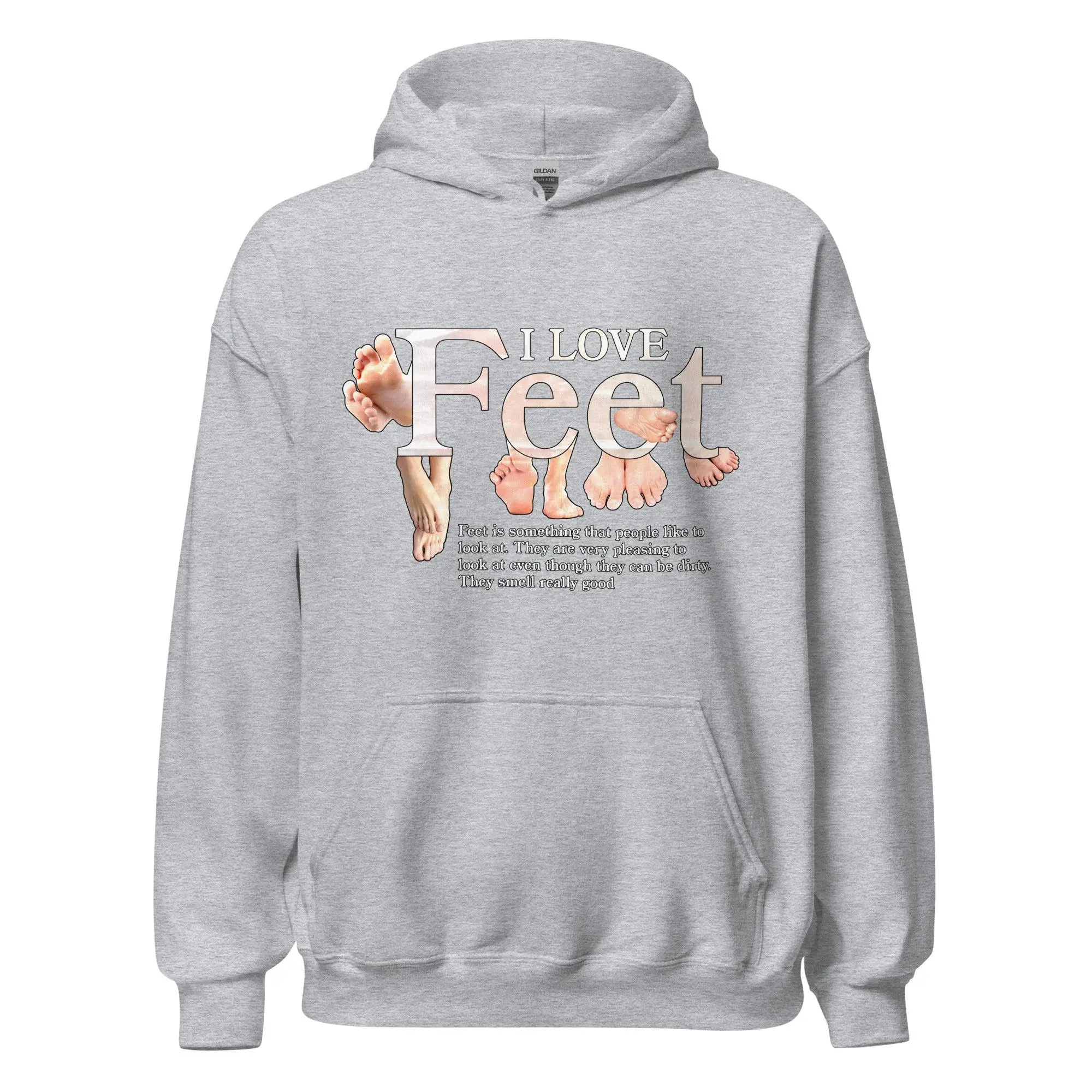 I Love Feet Hoodie - Image 2