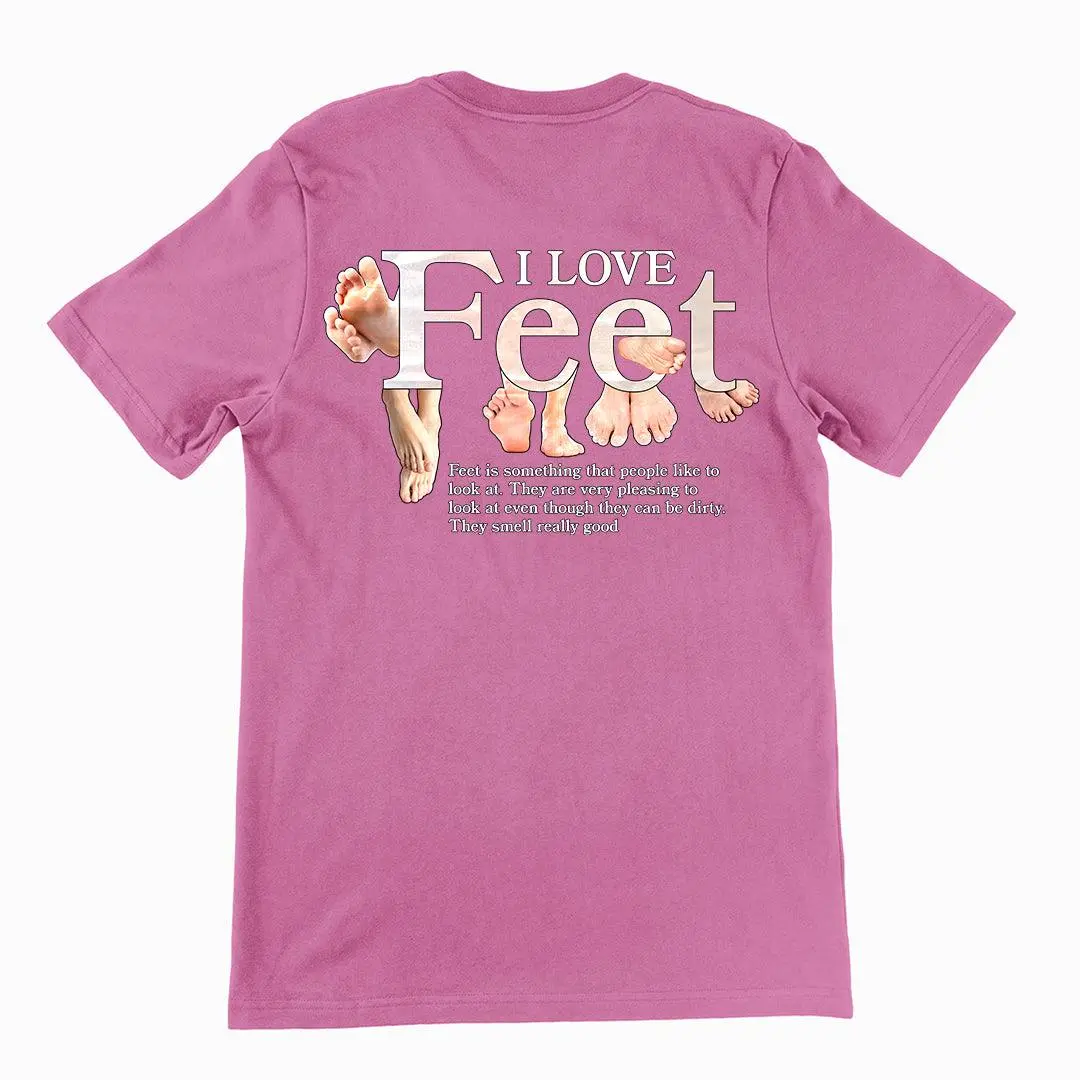 I Love Feet t-shirt (backprint) - Image 2