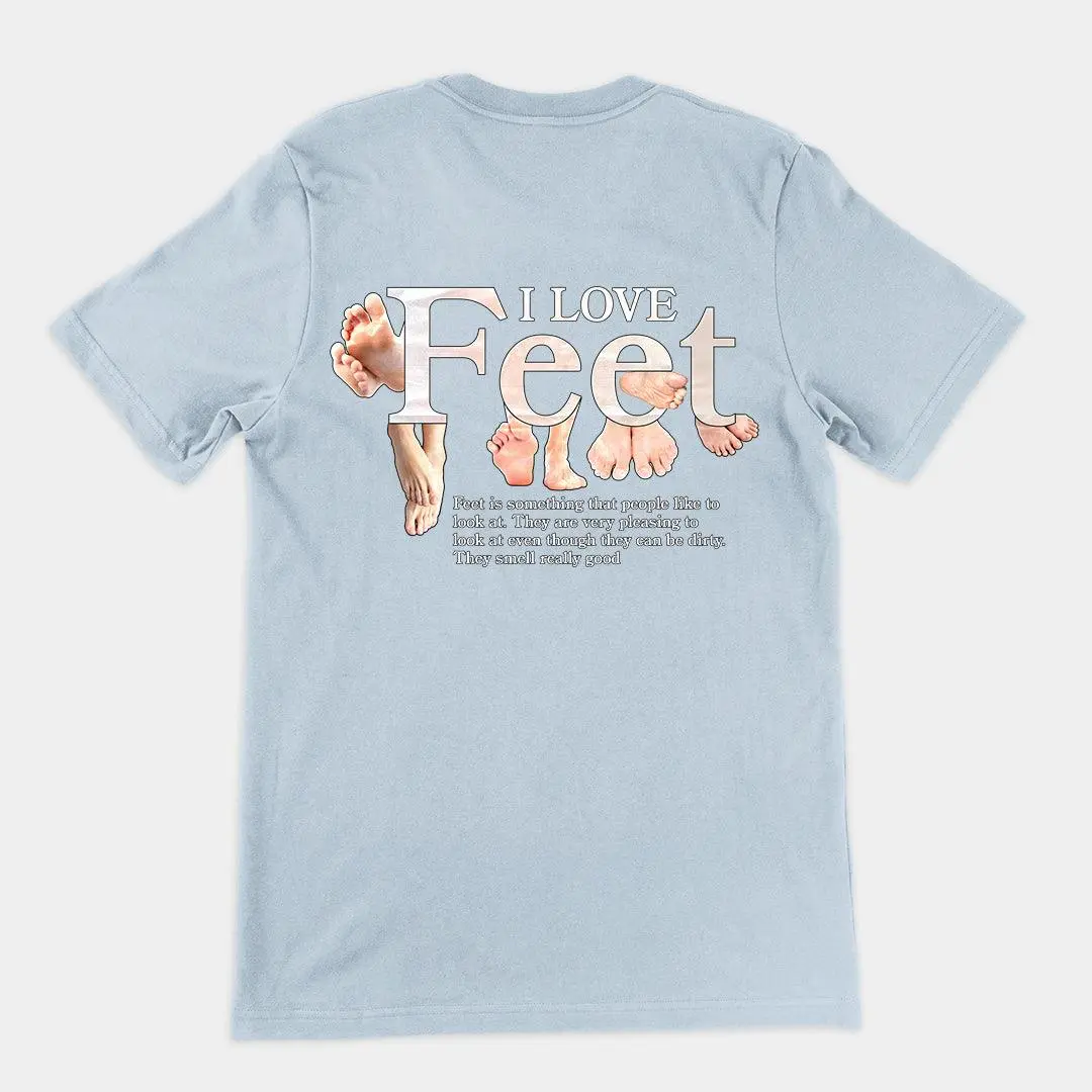 I Love Feet t-shirt (backprint) - Image 4