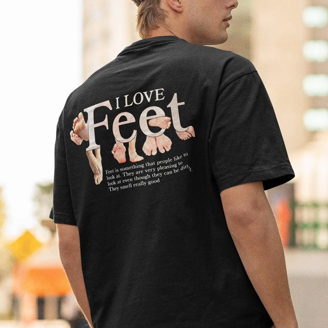 I Love Feet t-shirt (backprint) - Image 7