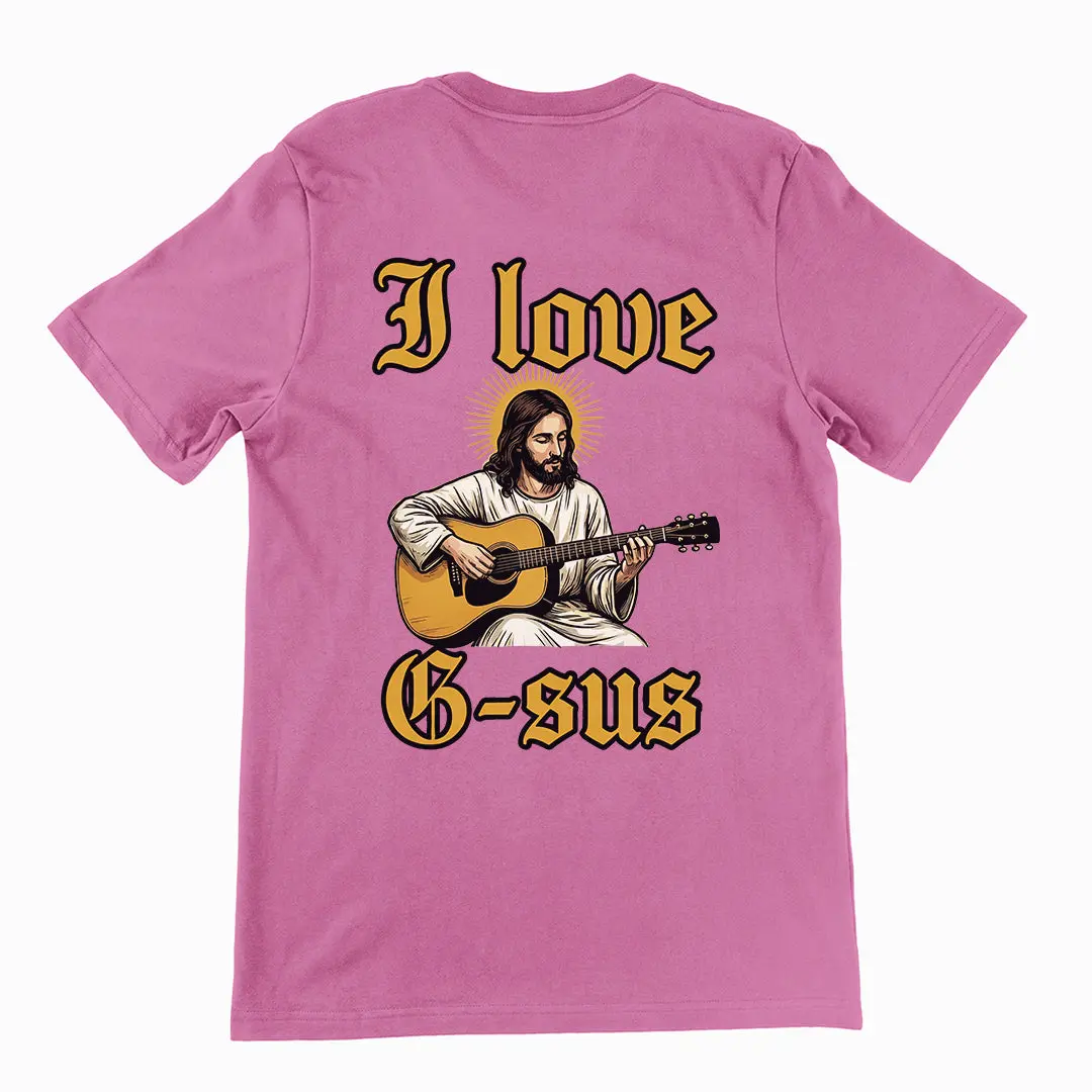 I love G-sus T-Shirt (backprint) - Image 2