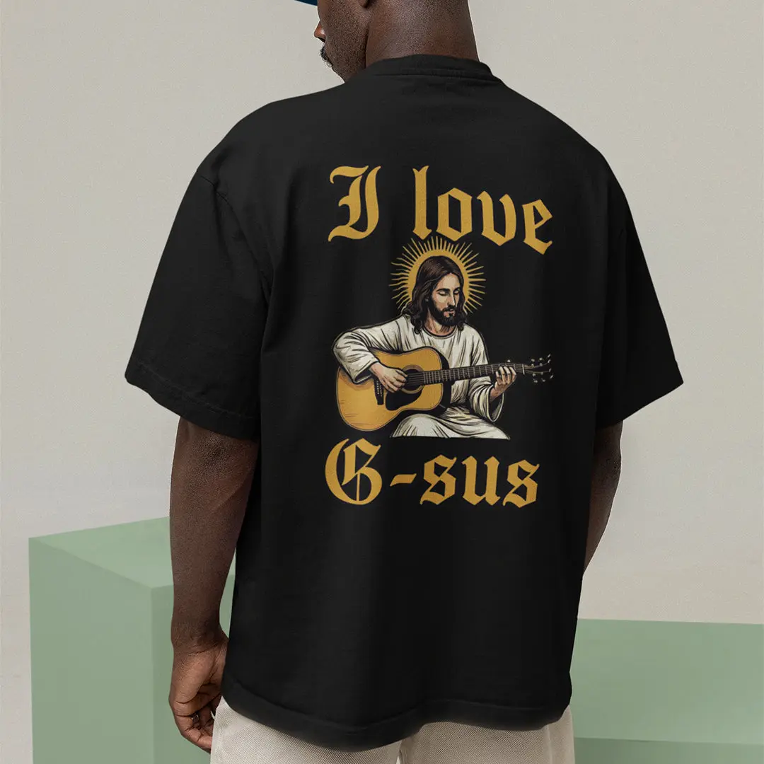 I love G-sus T-Shirt (backprint) - Image 7