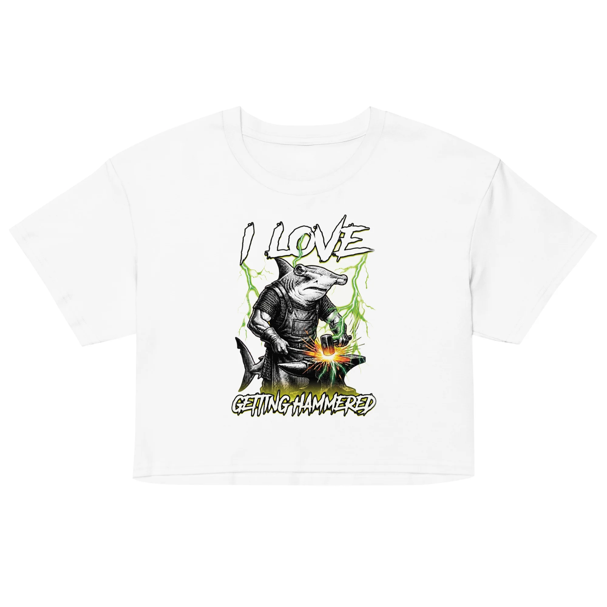 I love getting hammered crop top - Image 5
